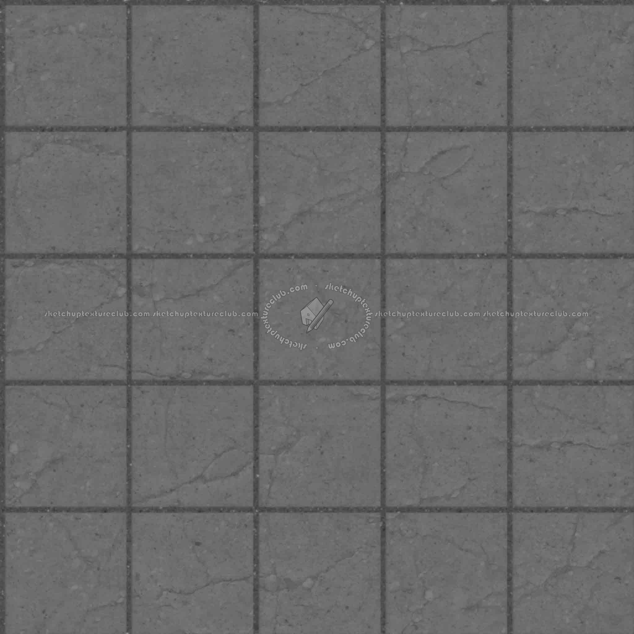 Textures   -   ARCHITECTURE   -   PAVING OUTDOOR   -   Concrete   -   Blocks damaged  - Concrete paving outdoor damaged texture seamless 05516 - Displacement