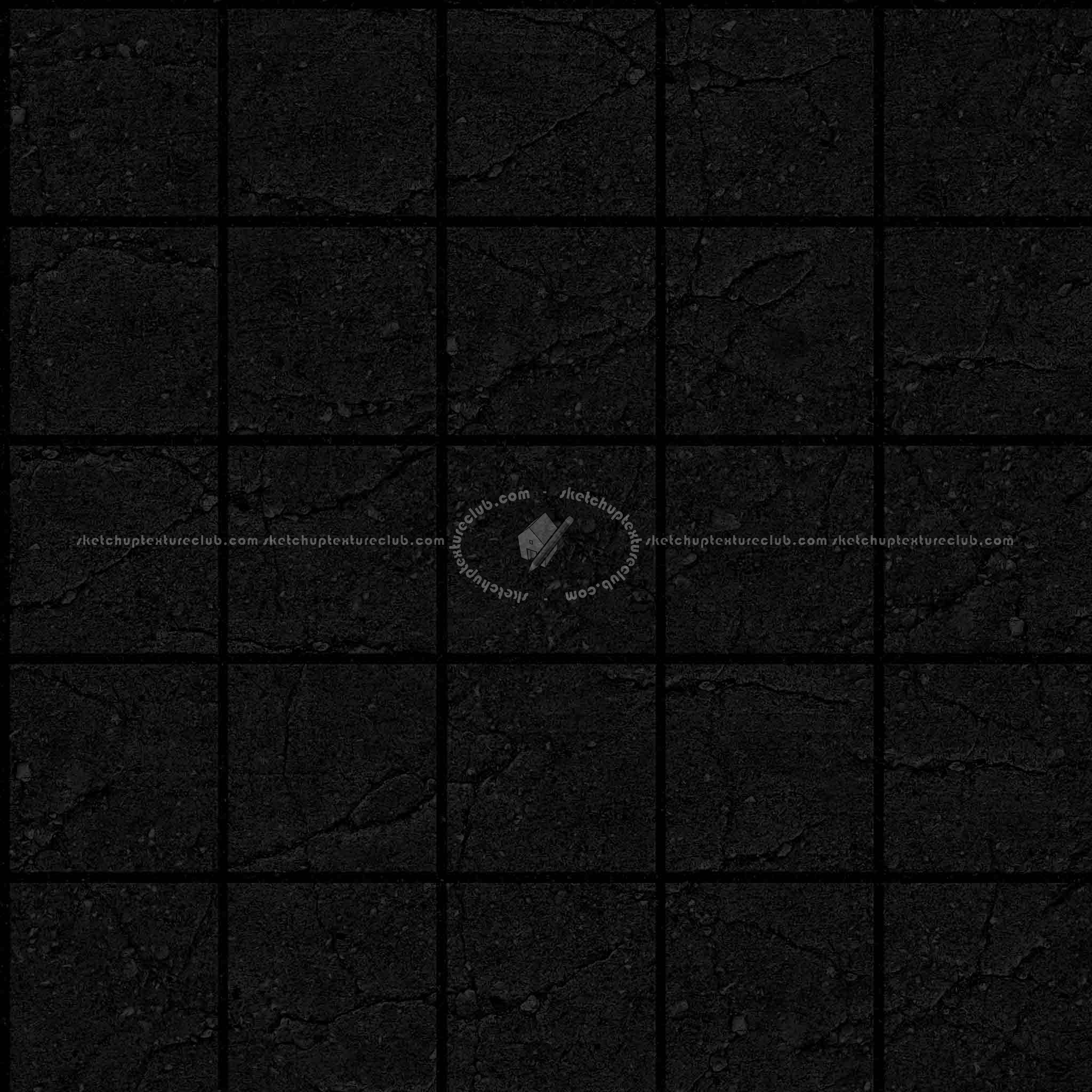 Textures   -   ARCHITECTURE   -   PAVING OUTDOOR   -   Concrete   -   Blocks damaged  - Concrete paving outdoor damaged texture seamless 05516 - Specular