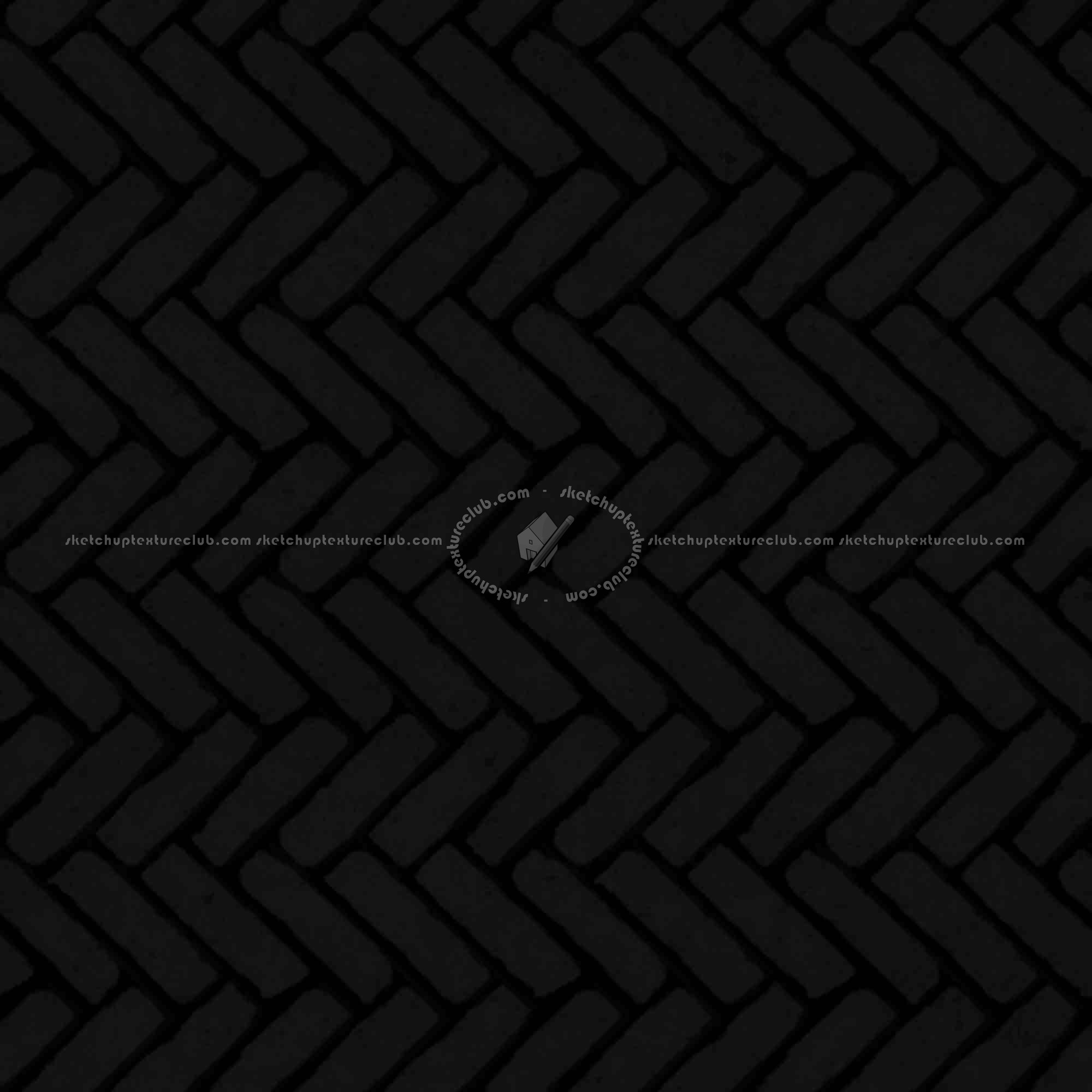 Textures   -   ARCHITECTURE   -   PAVING OUTDOOR   -   Concrete   -   Herringbone  - Concrete paving herringbone outdoor texture seamless 05826 - Specular