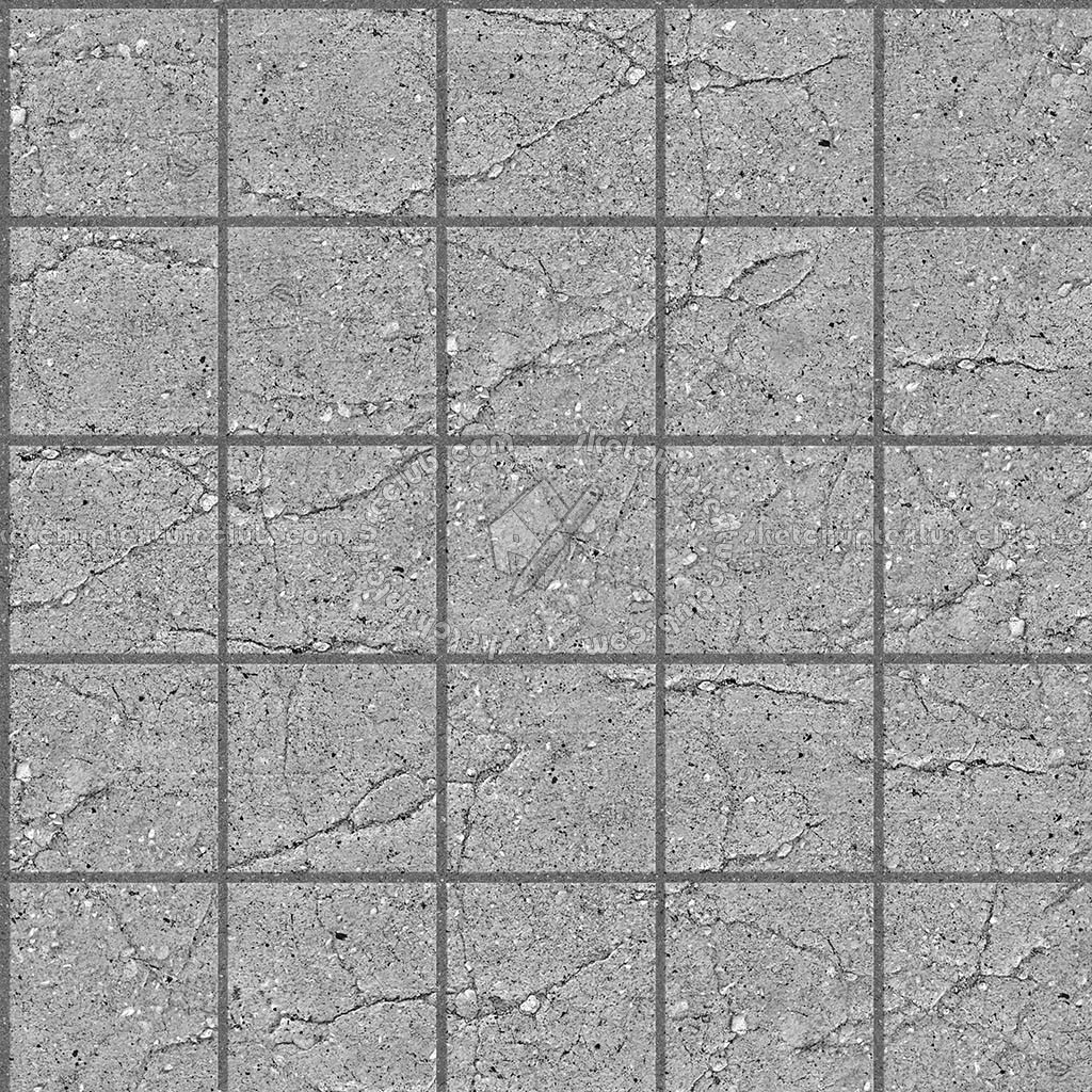 Textures   -   ARCHITECTURE   -   PAVING OUTDOOR   -   Concrete   -   Blocks damaged  - Concrete paving outdoor damaged texture seamless 05516 (seamless)