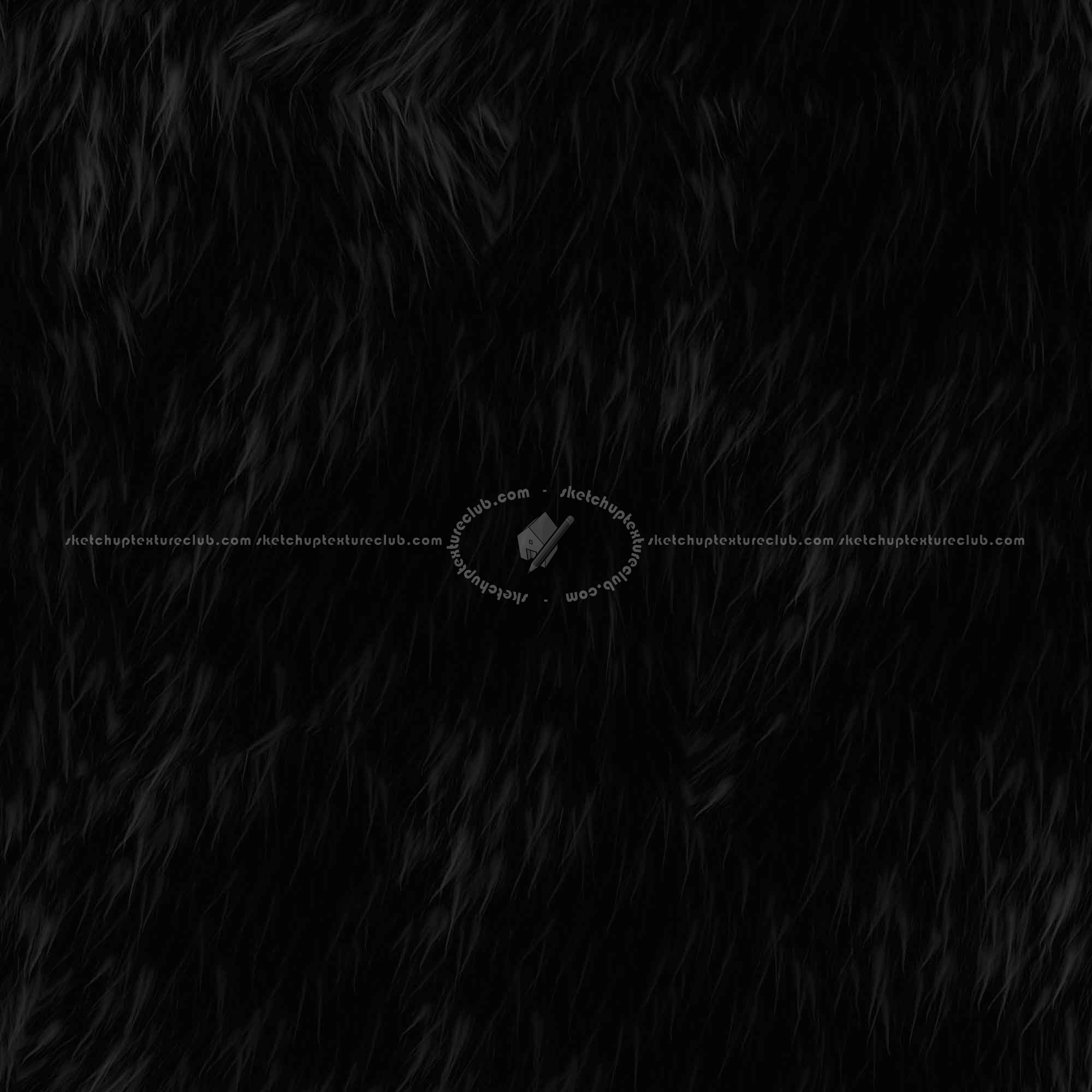 Textures   -   MATERIALS   -   FUR ANIMAL  - Faux fake fur animal texture seamless 09586 - Specular