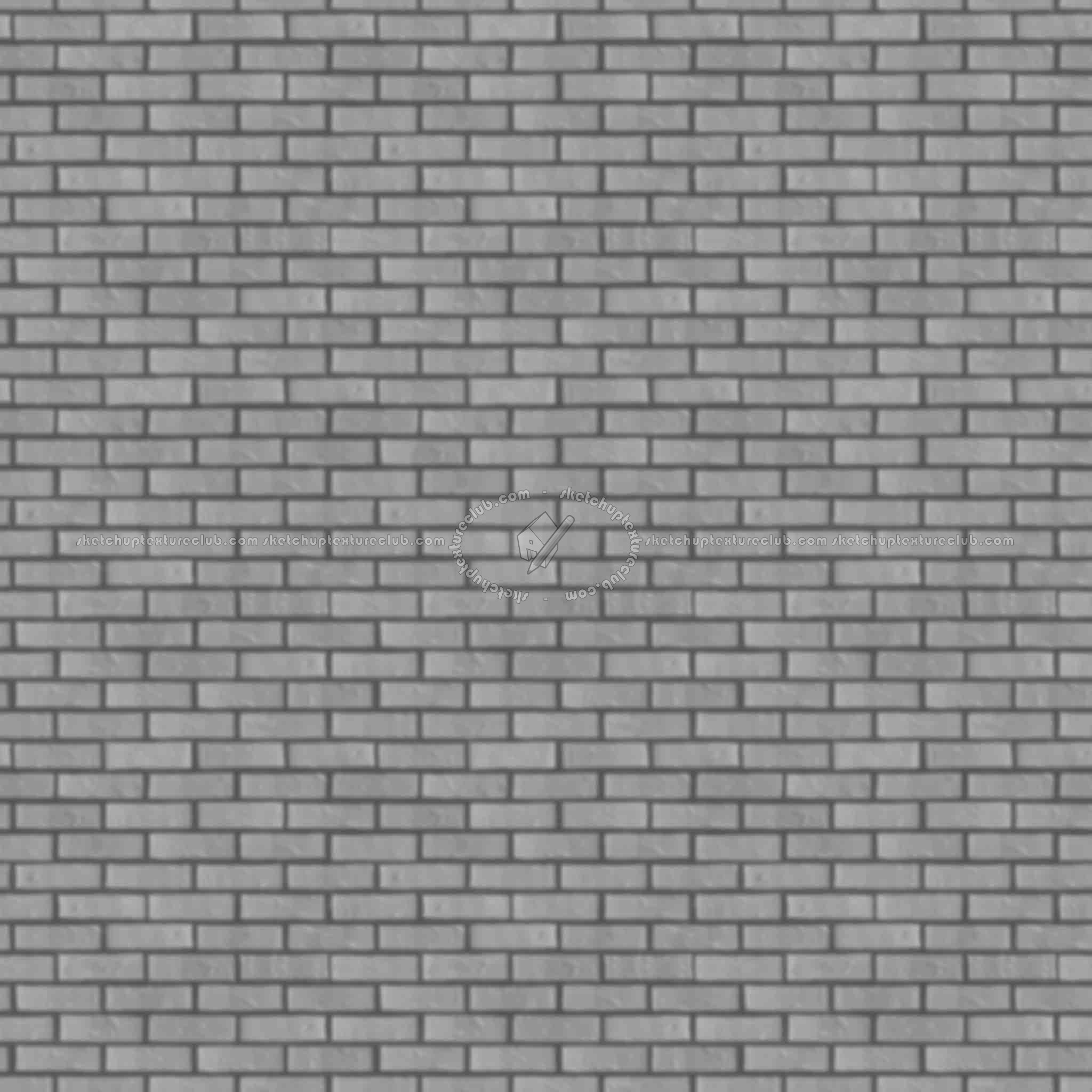 Textures   -   ARCHITECTURE   -   BRICKS   -   Facing Bricks   -   Rustic  - Rustic bricks texture seamless 00210 - Displacement