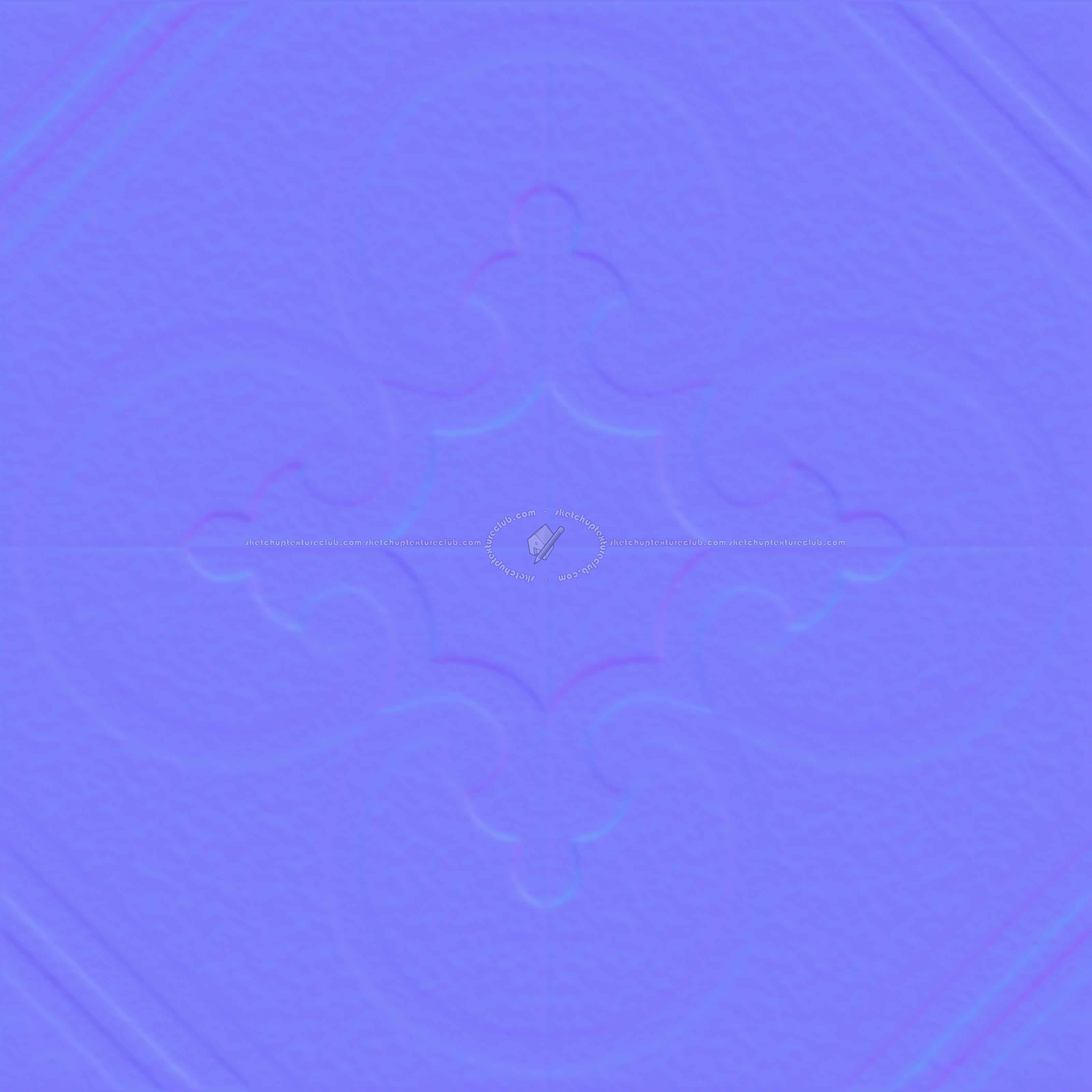 Textures - ARCHITECTURE - TILES INTERIOR - Terrazzo - terrazzo cementine tiles pbr texture 22097 - Normal