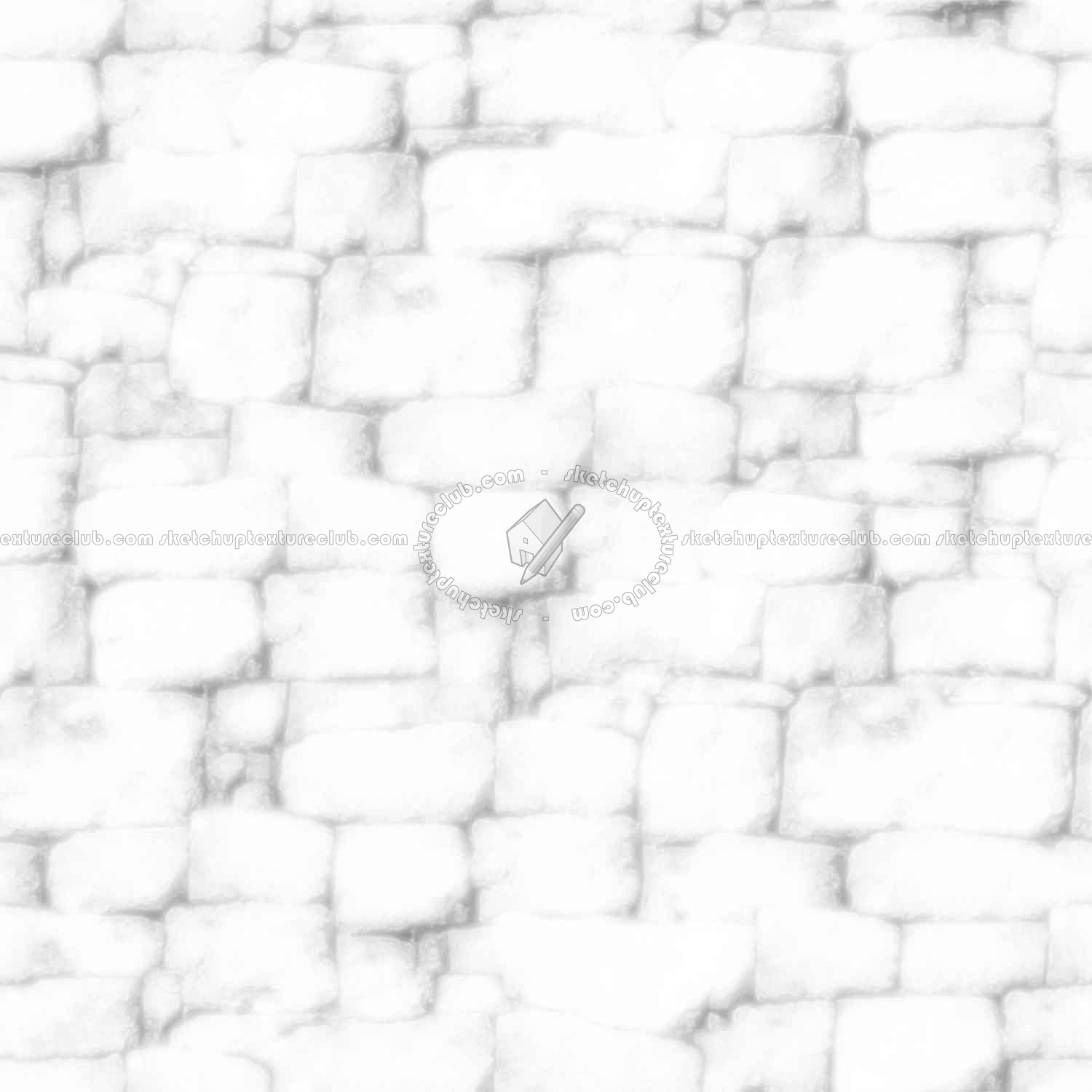 Textures   -   ARCHITECTURE   -   STONES WALLS   -   Stone blocks  - Wall stone with regular blocks texture seamless 08329 - Ambient occlusion