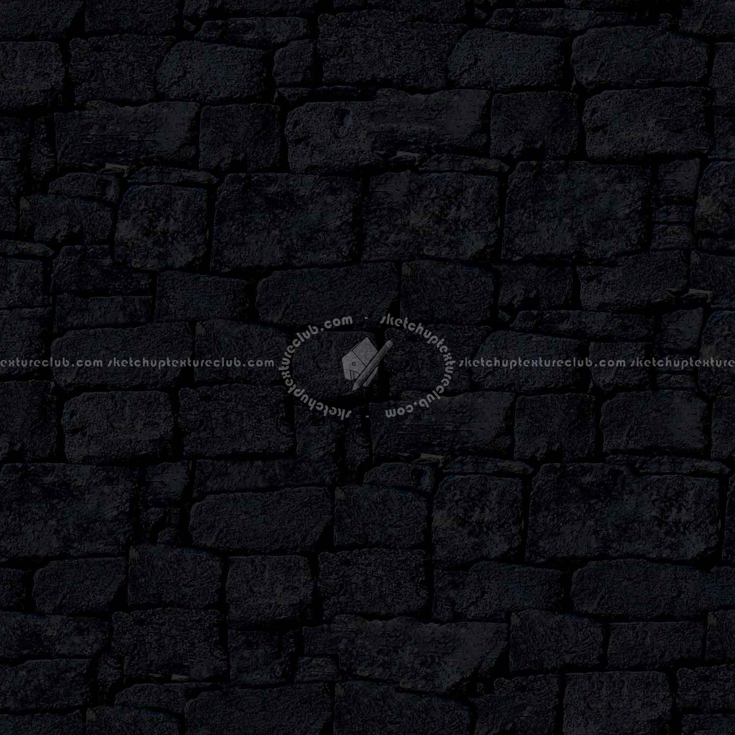 Textures   -   ARCHITECTURE   -   STONES WALLS   -   Stone blocks  - Wall stone with regular blocks texture seamless 08329 - Specular