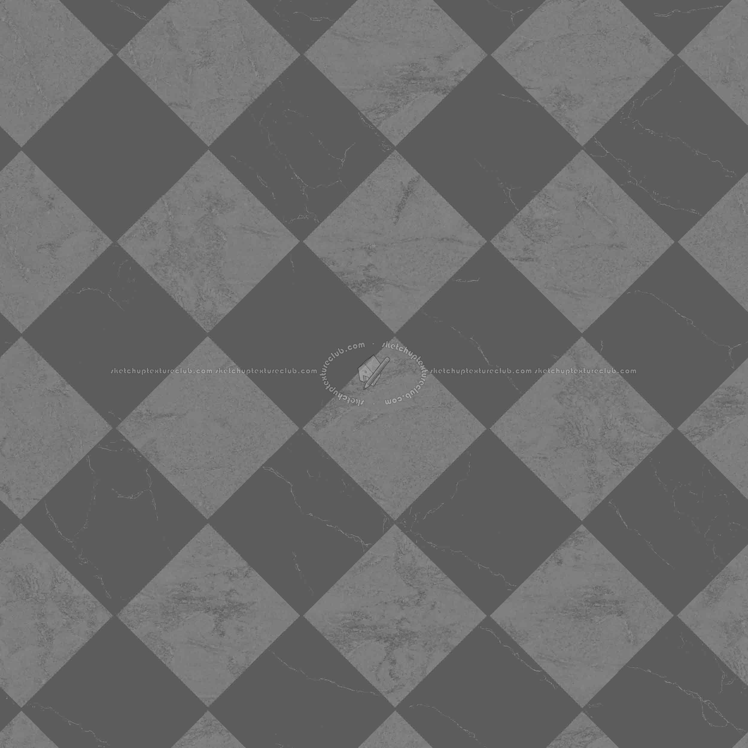 Textures   -   ARCHITECTURE   -   TILES INTERIOR   -   Marble tiles   -   Black  - Black and white marble tile texture seamless 14148 - Specular