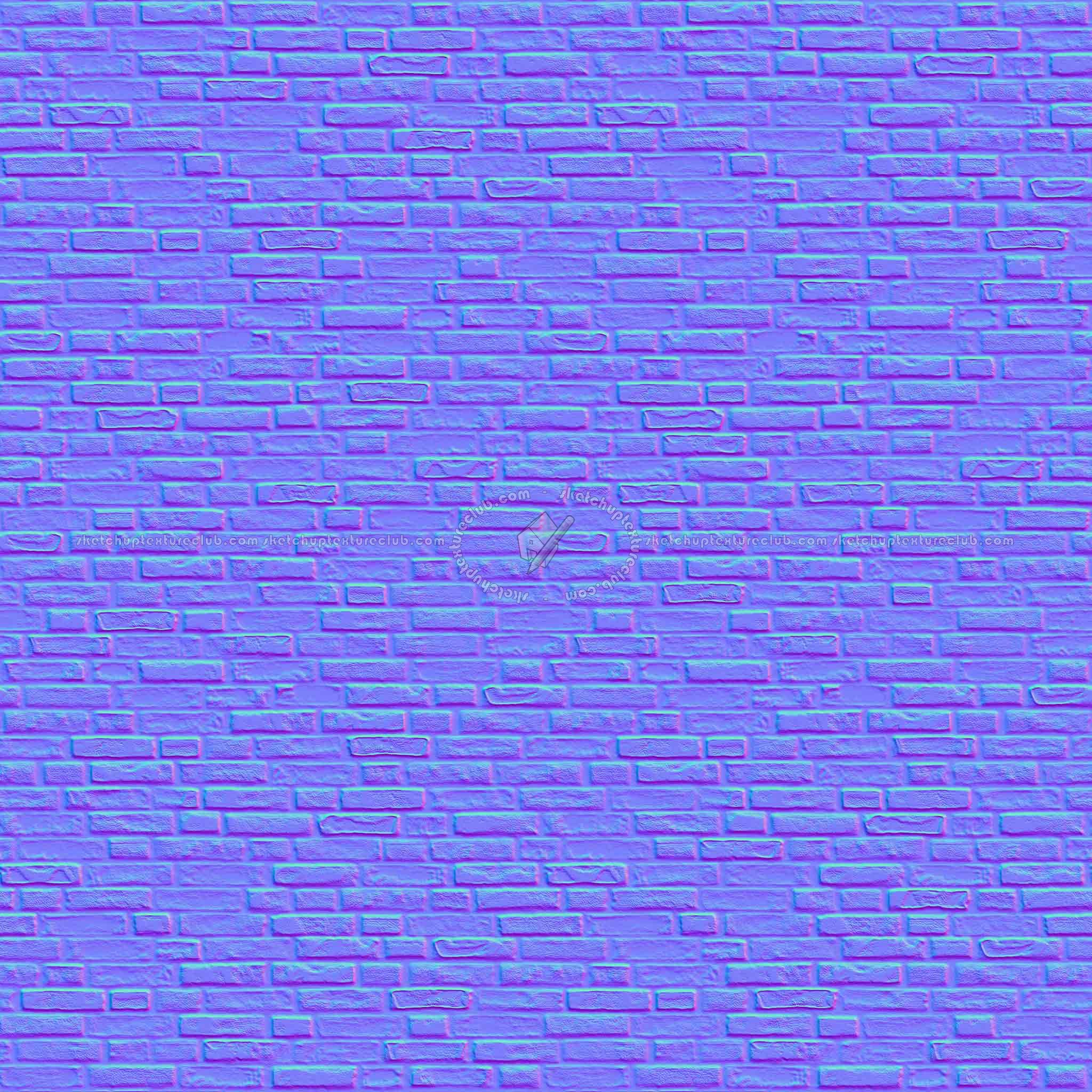 Textures   -   FREE PBR TEXTURES  - brick wall PBR texture seamless 21908 - Normal