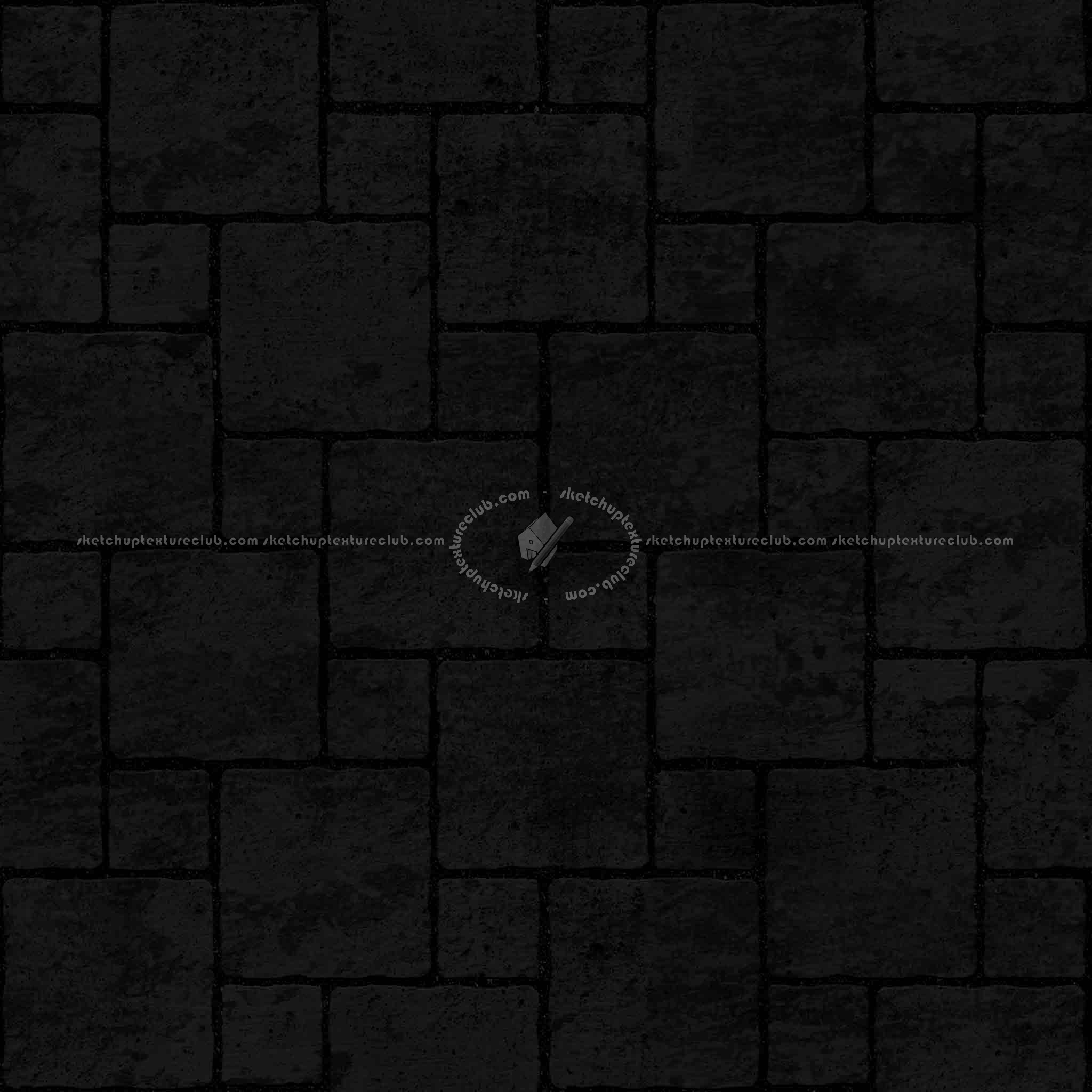 Textures   -   ARCHITECTURE   -   PAVING OUTDOOR   -   Concrete   -   Blocks damaged  - Concrete paving outdoor damaged texture seamless 05517 - Specular