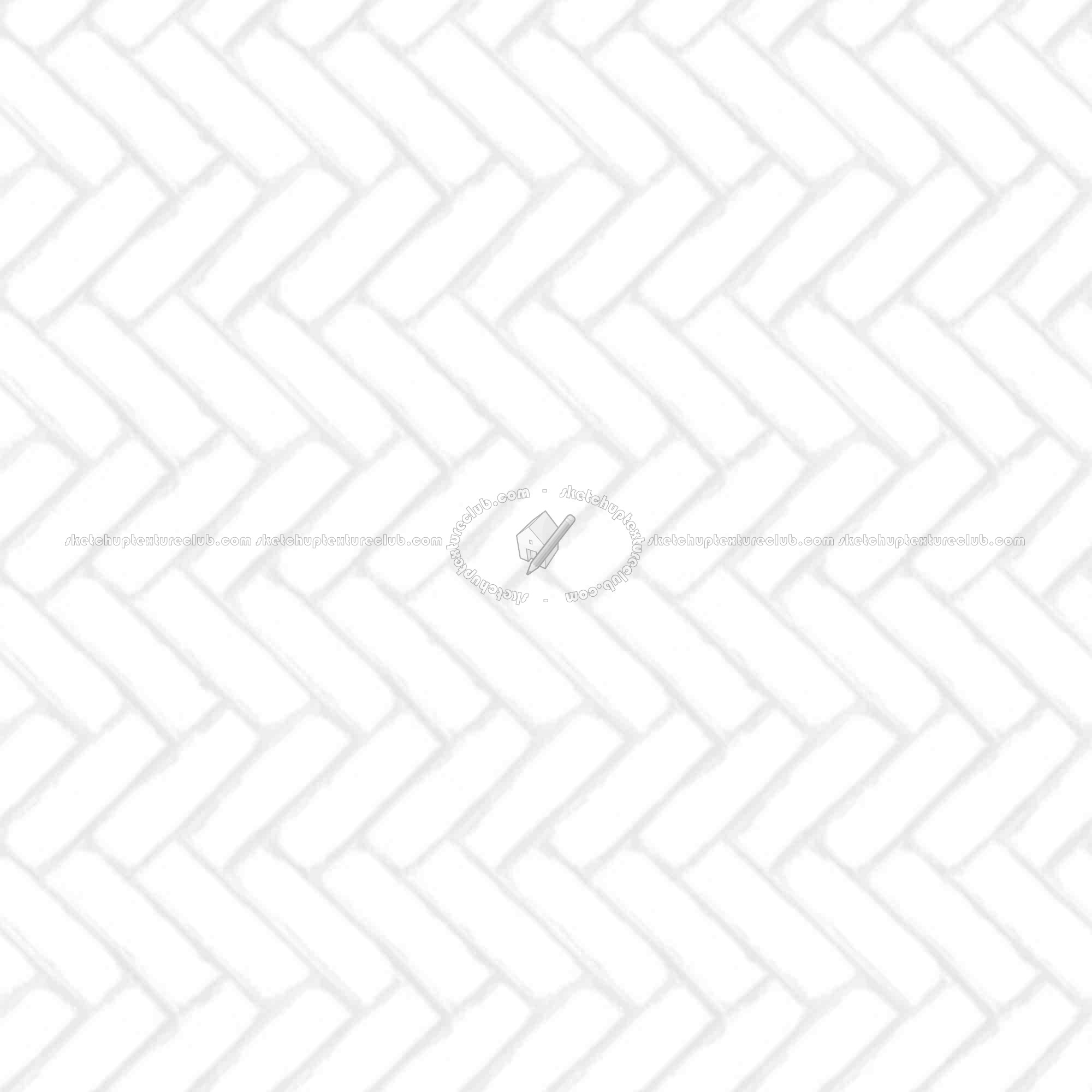 Textures   -   ARCHITECTURE   -   PAVING OUTDOOR   -   Concrete   -   Herringbone  - Concrete paving herringbone outdoor texture seamless 05827 - Ambient occlusion