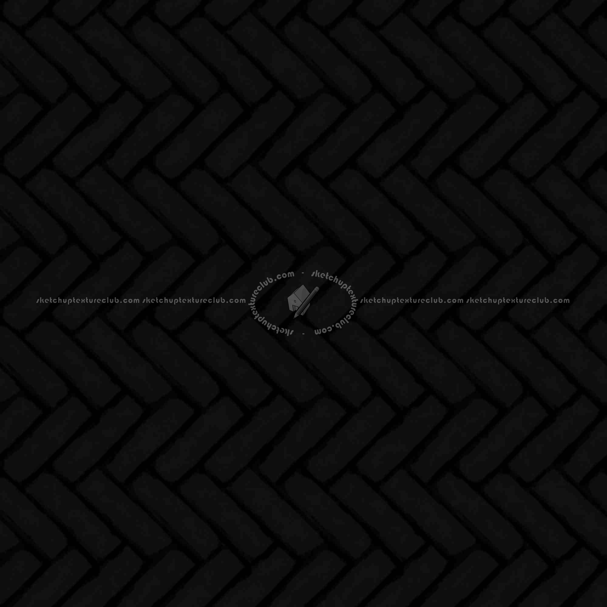 Textures   -   ARCHITECTURE   -   PAVING OUTDOOR   -   Concrete   -   Herringbone  - Concrete paving herringbone outdoor texture seamless 05827 - Specular