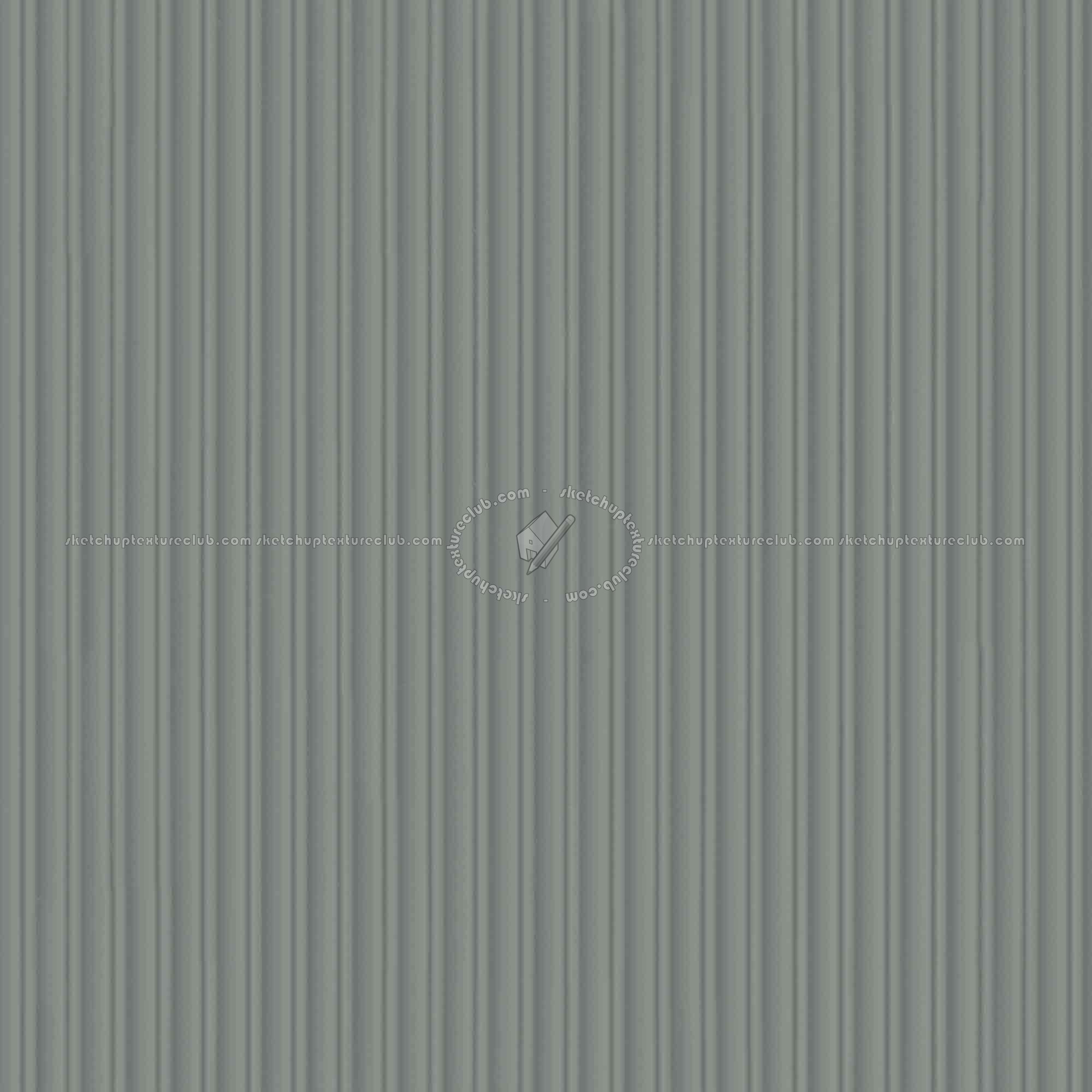 Textures   -   MATERIALS   -   METALS   -   Corrugated  - Corrugated metal texture seamless 09955 - Specular