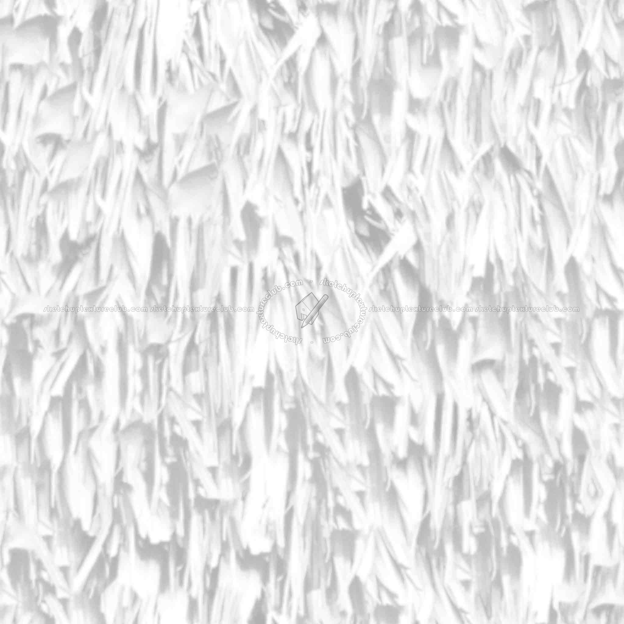 Textures   -   ARCHITECTURE   -   ROOFINGS   -   Thatched roofs  - Thatched roof texture seamless 04074 - Ambient occlusion