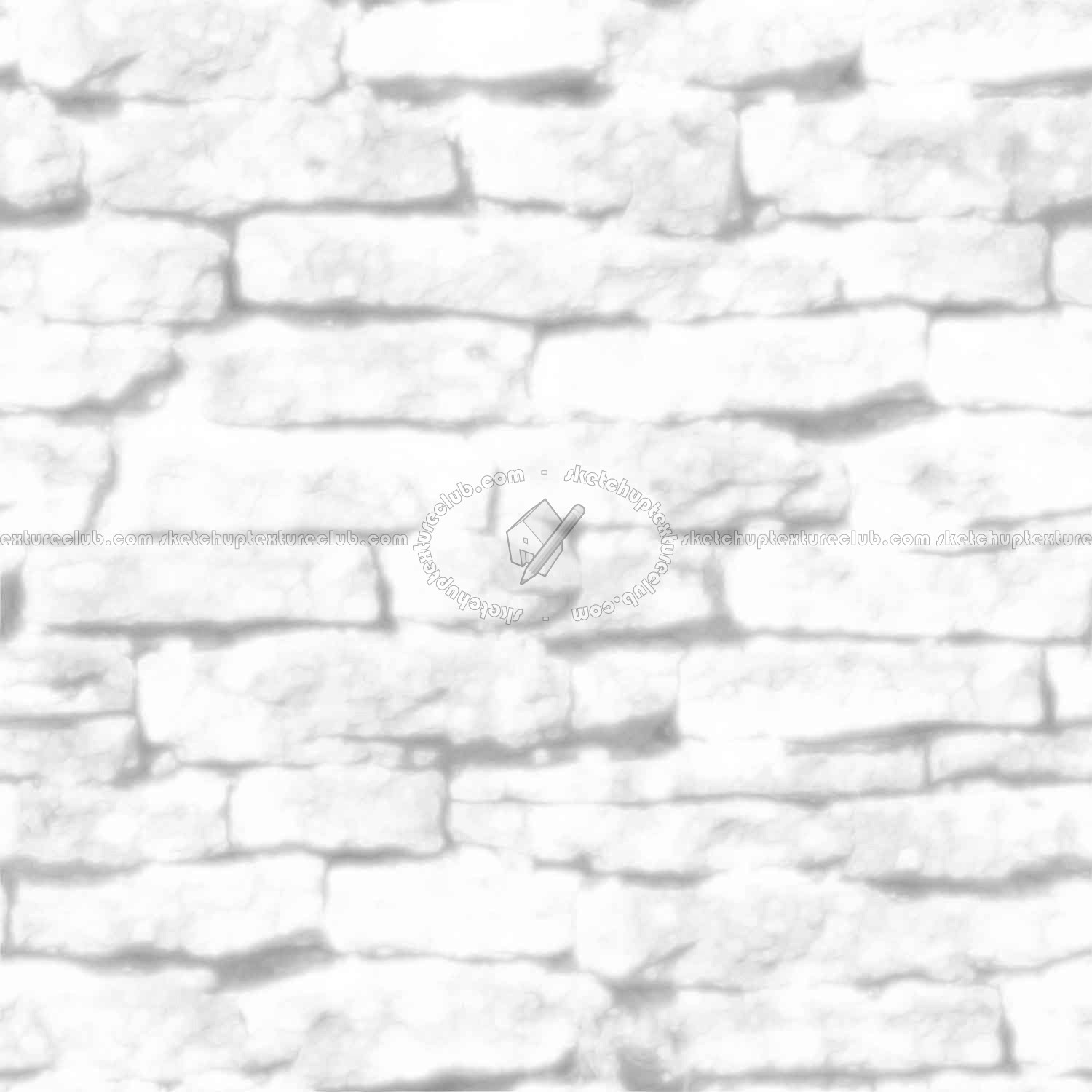Textures   -   ARCHITECTURE   -   STONES WALLS   -   Stone blocks  - Wall stone with regular blocks texture seamless 08330 - Ambient occlusion