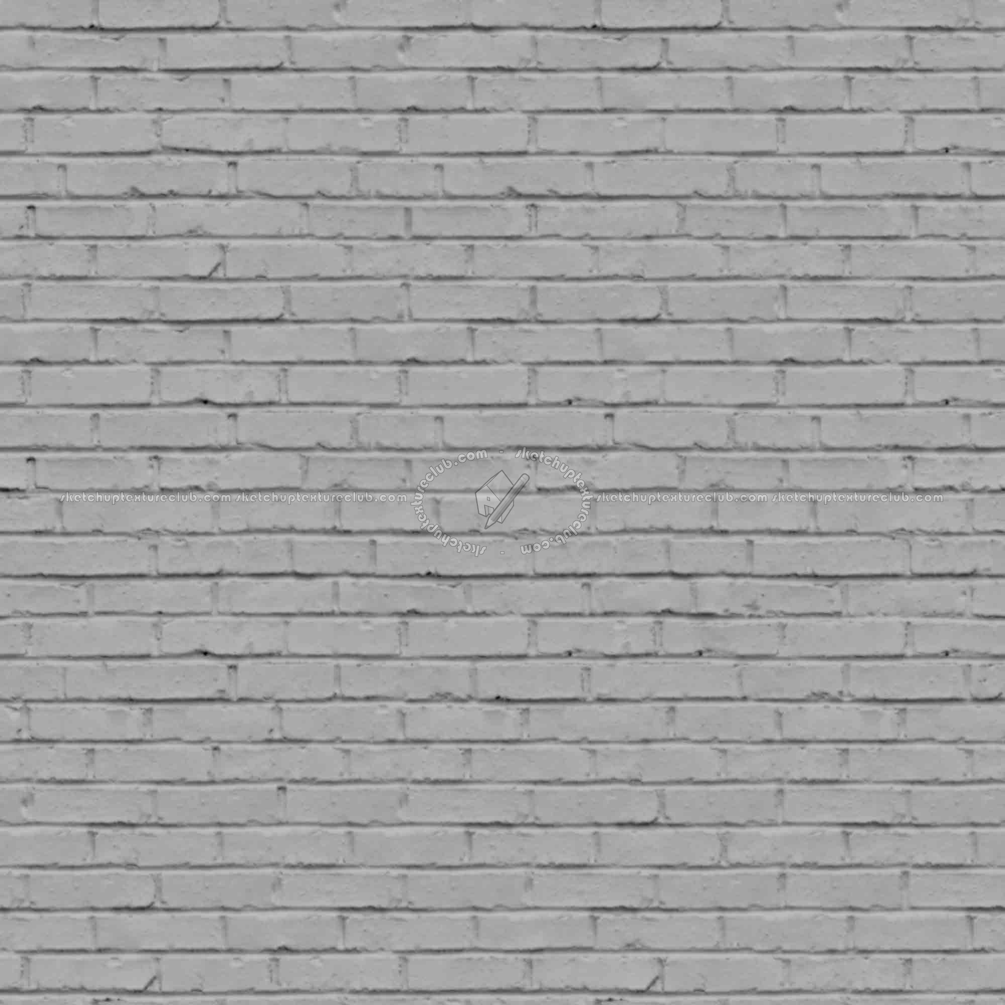 Textures   -   ARCHITECTURE   -   BRICKS   -   White Bricks  - White bricks texture seamless 00527 - Displacement