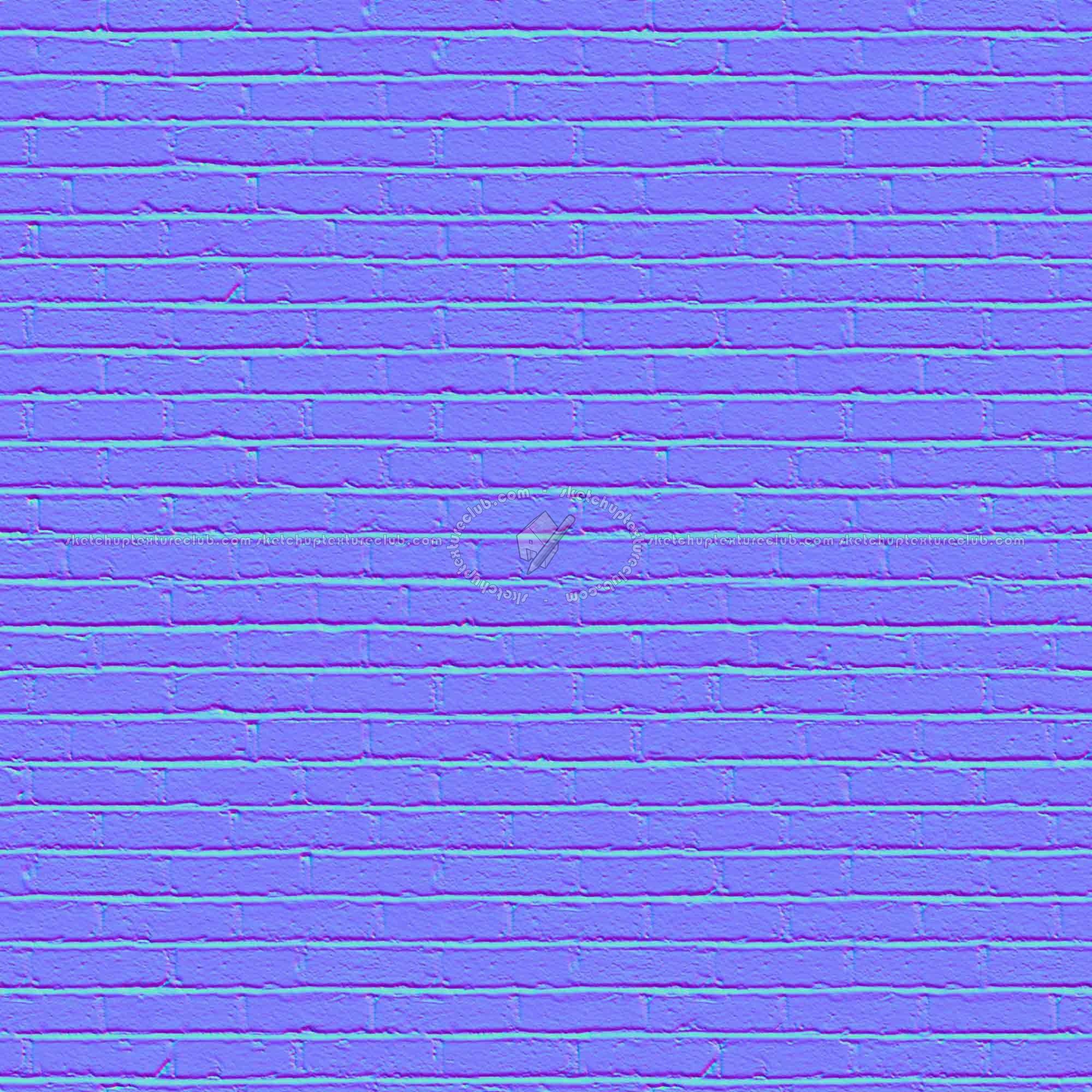 Textures   -   ARCHITECTURE   -   BRICKS   -   White Bricks  - White bricks texture seamless 00527 - Normal