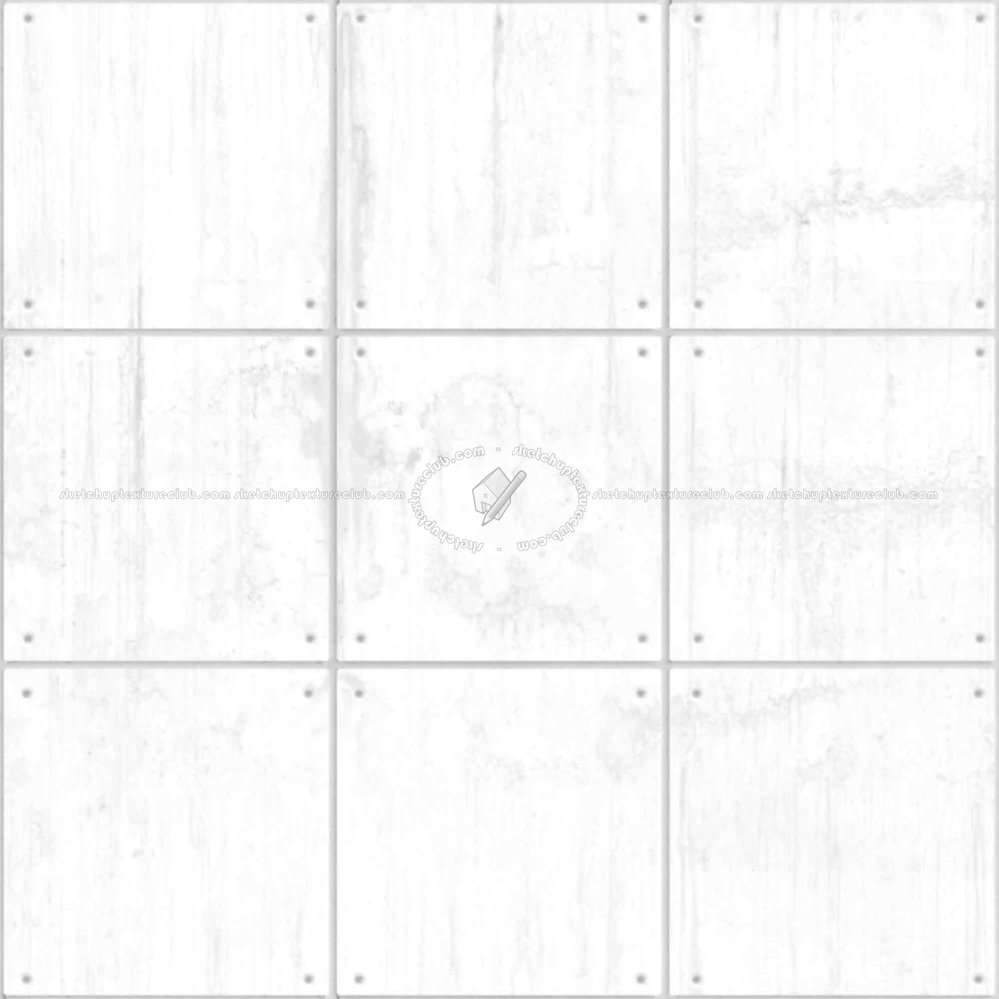 Textures   -   ARCHITECTURE   -   CONCRETE   -   Plates   -   Dirty  - Concrete dirt plates wall texture seamless 01750 - Ambient occlusion