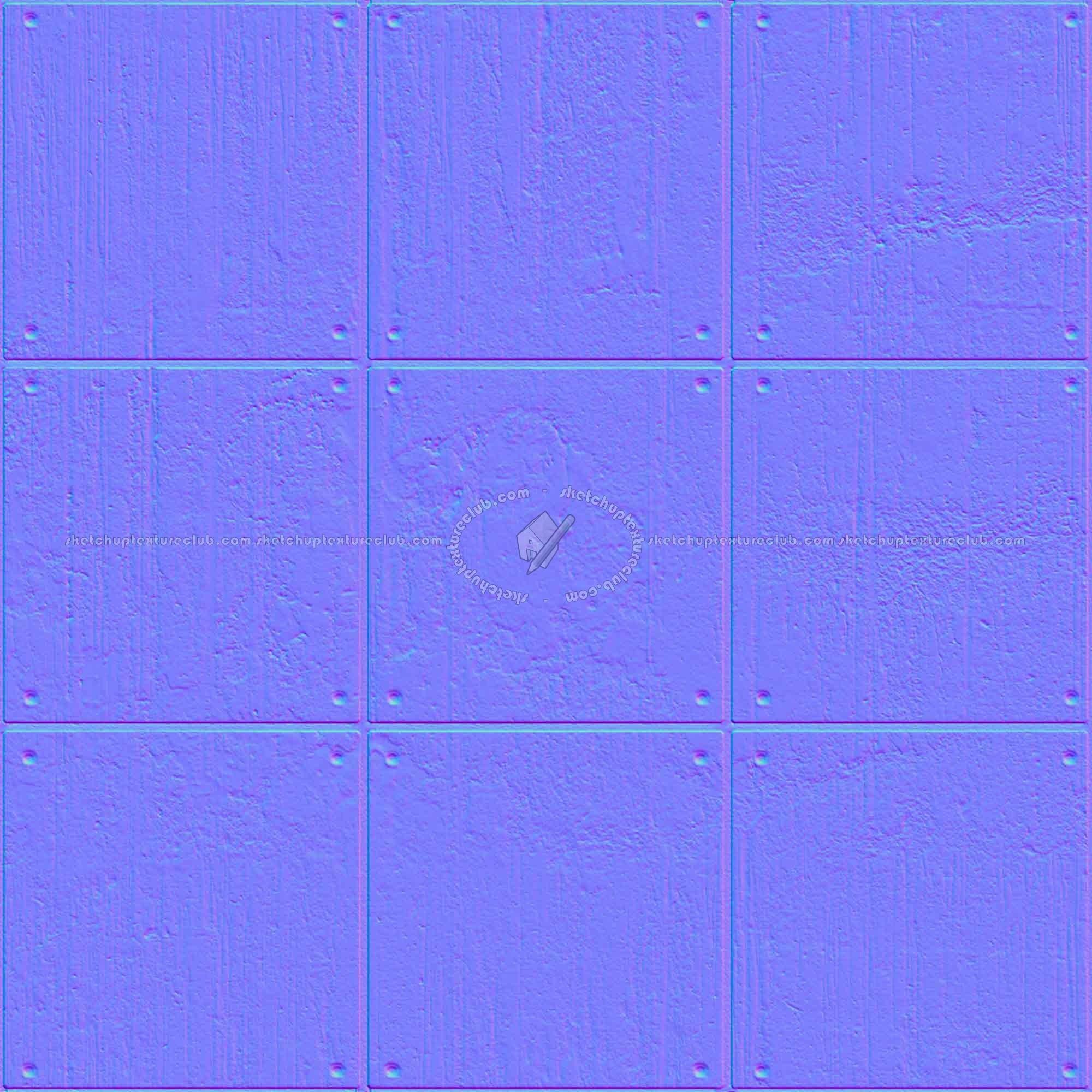 Textures   -   ARCHITECTURE   -   CONCRETE   -   Plates   -   Dirty  - Concrete dirt plates wall texture seamless 01750 - Normal