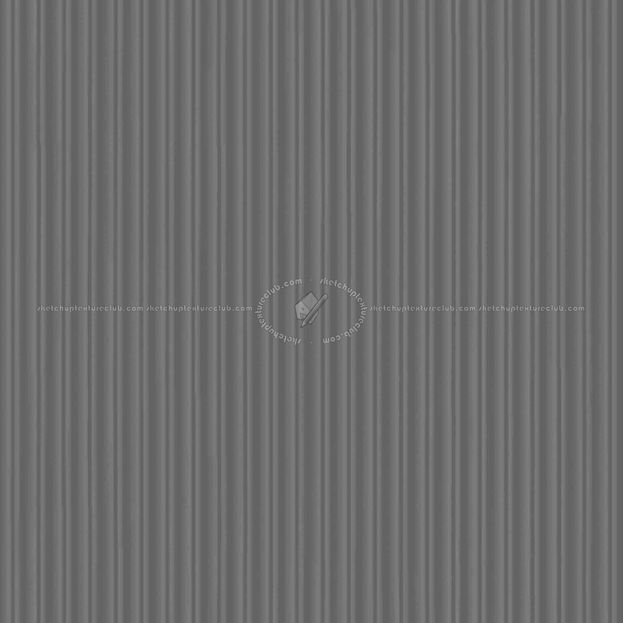 Textures   -   MATERIALS   -   METALS   -   Corrugated  - Corrugated metal texture seamless 09956 - Specular