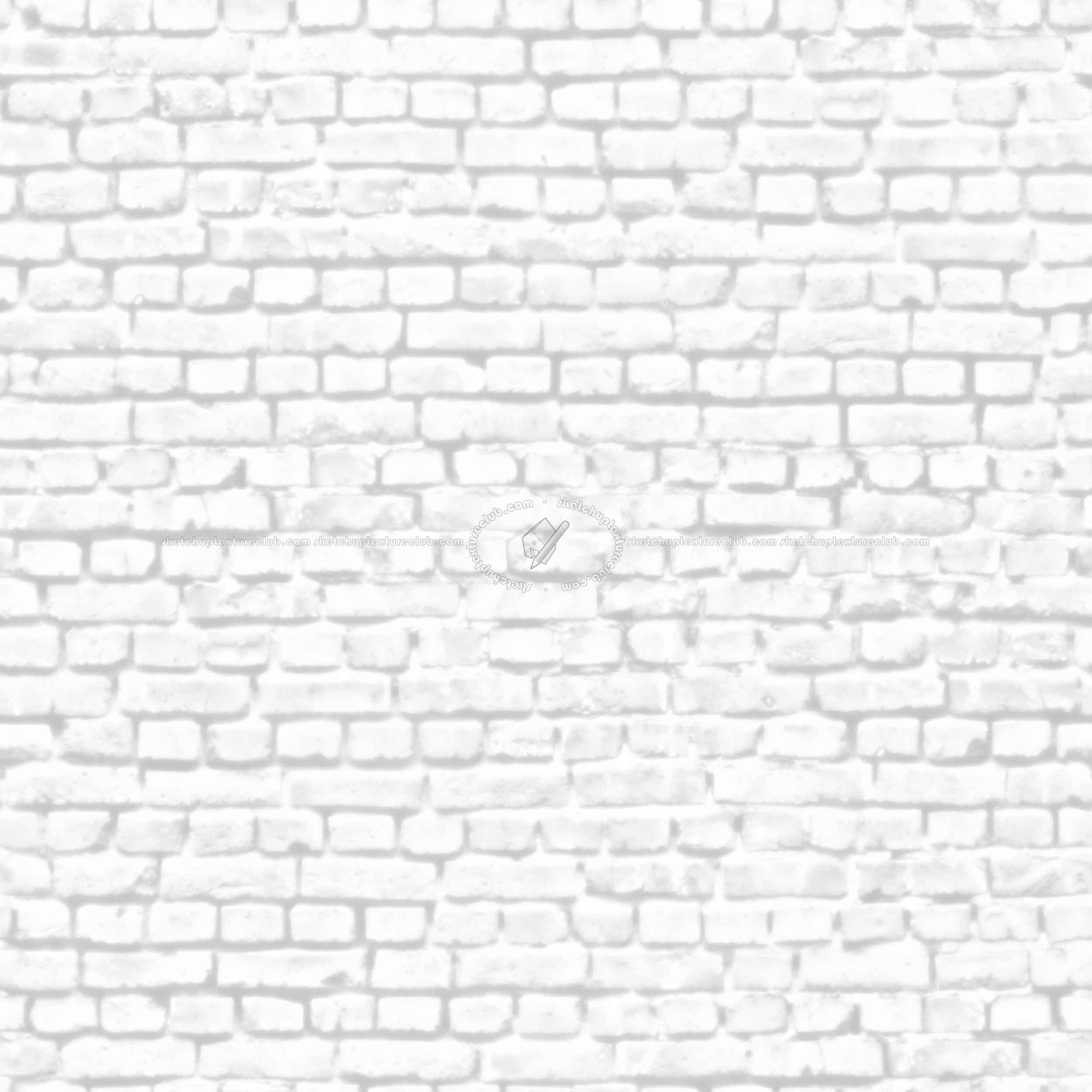 Textures   -   ARCHITECTURE   -   BRICKS   -   Damaged bricks  - Damaged bricks texture seamless 00140 - Ambient occlusion