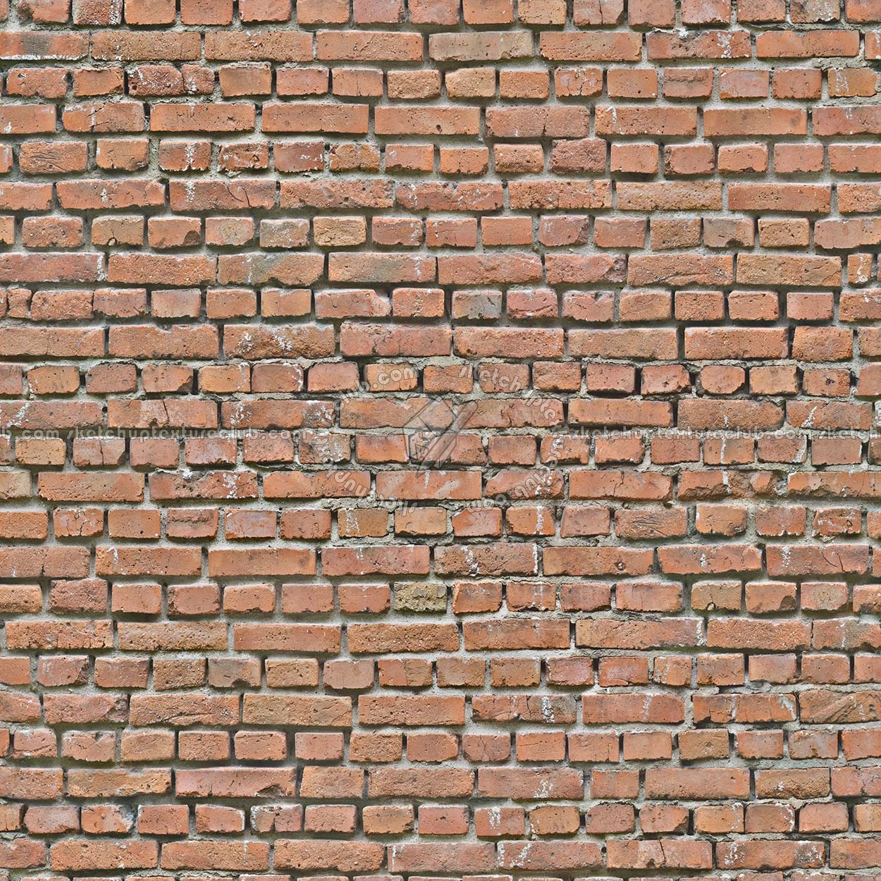 Damaged bricks texture seamless 00140