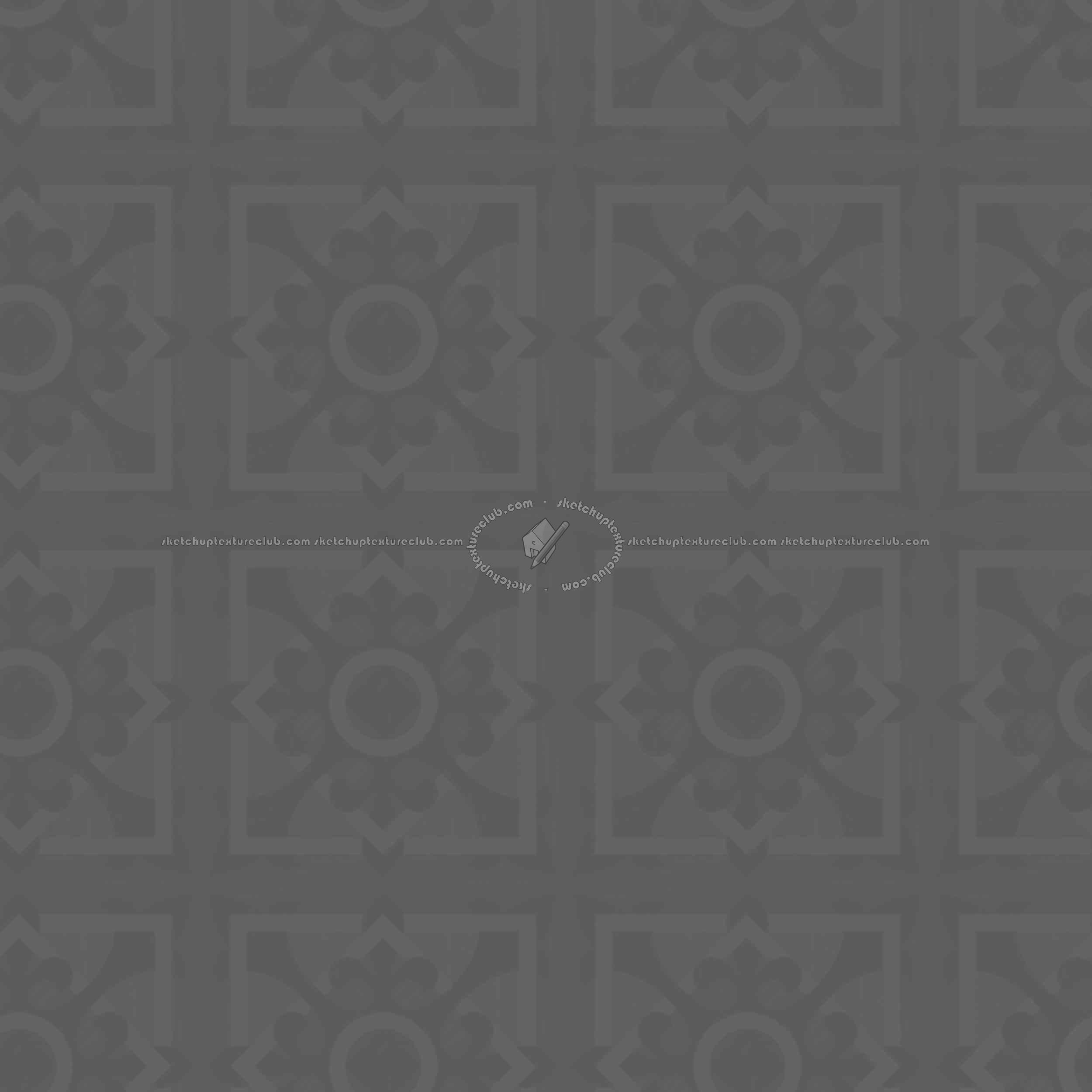 Textures   -   ARCHITECTURE   -   WOOD FLOORS   -   Geometric pattern  - Parquet geometric pattern texture seamless 04760 - Displacement