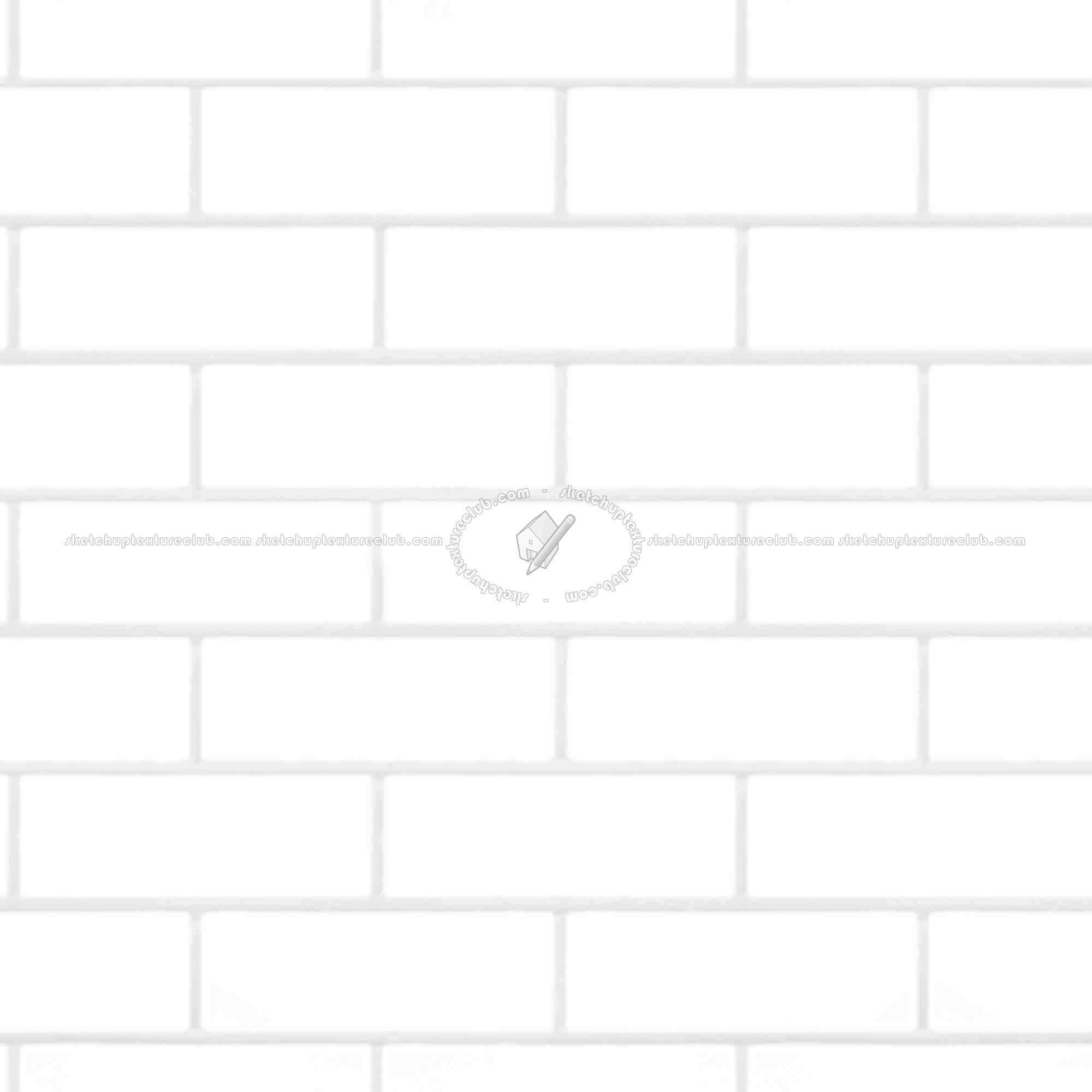 Textures   -   ARCHITECTURE   -   BRICKS   -   White Bricks  - White bricks texture seamless 00528 - Ambient occlusion