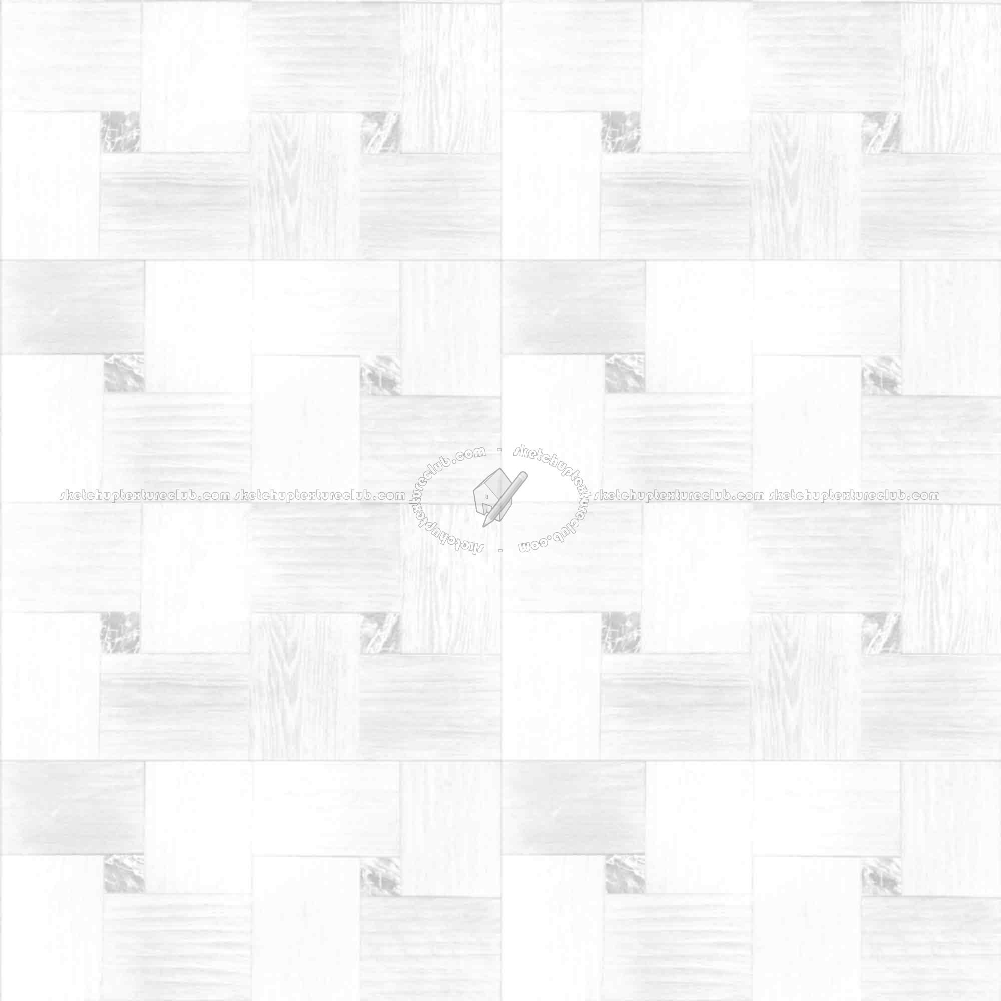 Textures   -   ARCHITECTURE   -   WOOD FLOORS   -   Parquet square  - Wood flooring square texture seamless 05425 - Ambient occlusion