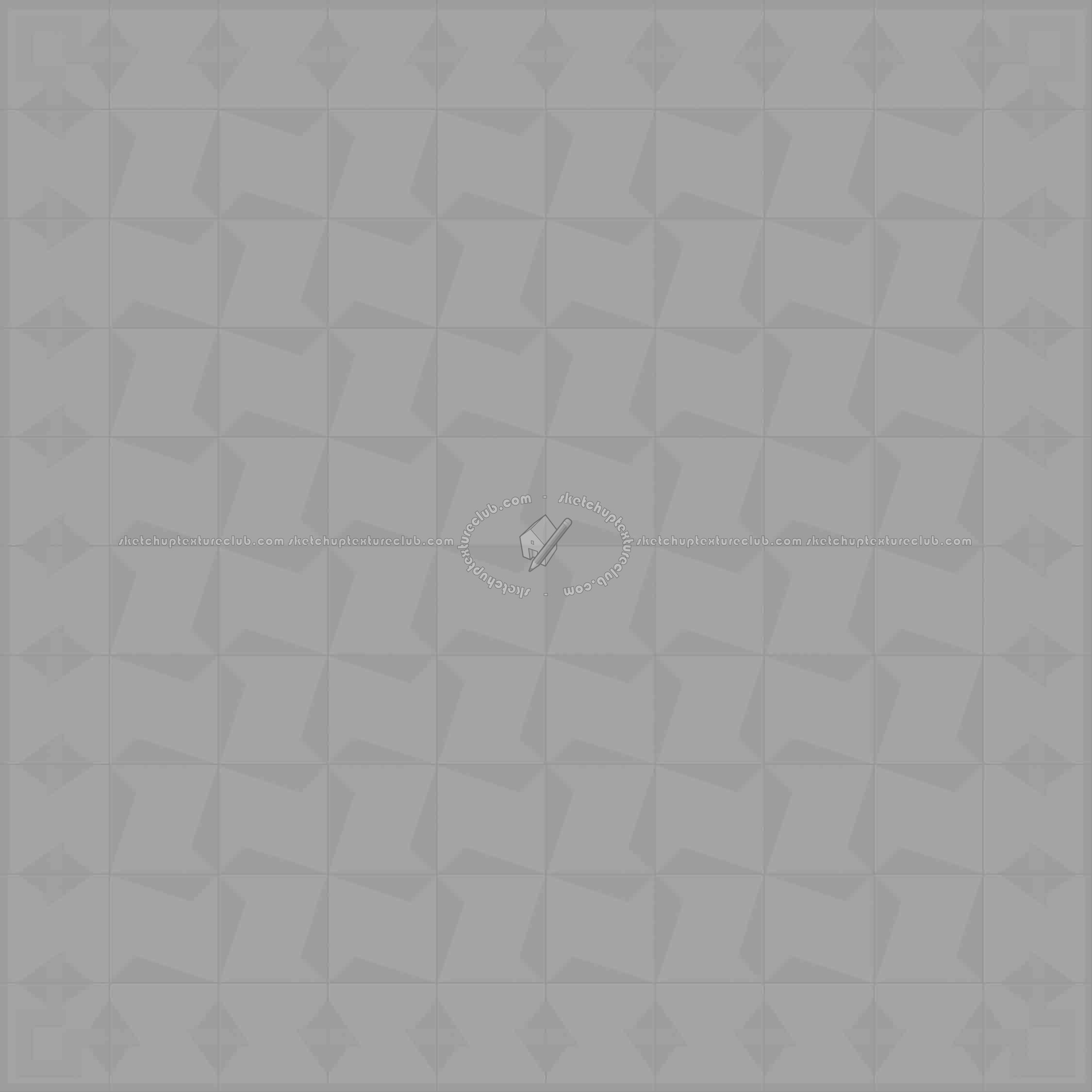 Textures   -   ARCHITECTURE   -   TILES INTERIOR   -   Cement - Encaustic   -   Cement  - Cement concrete tile texture seamless 13319 - Displacement