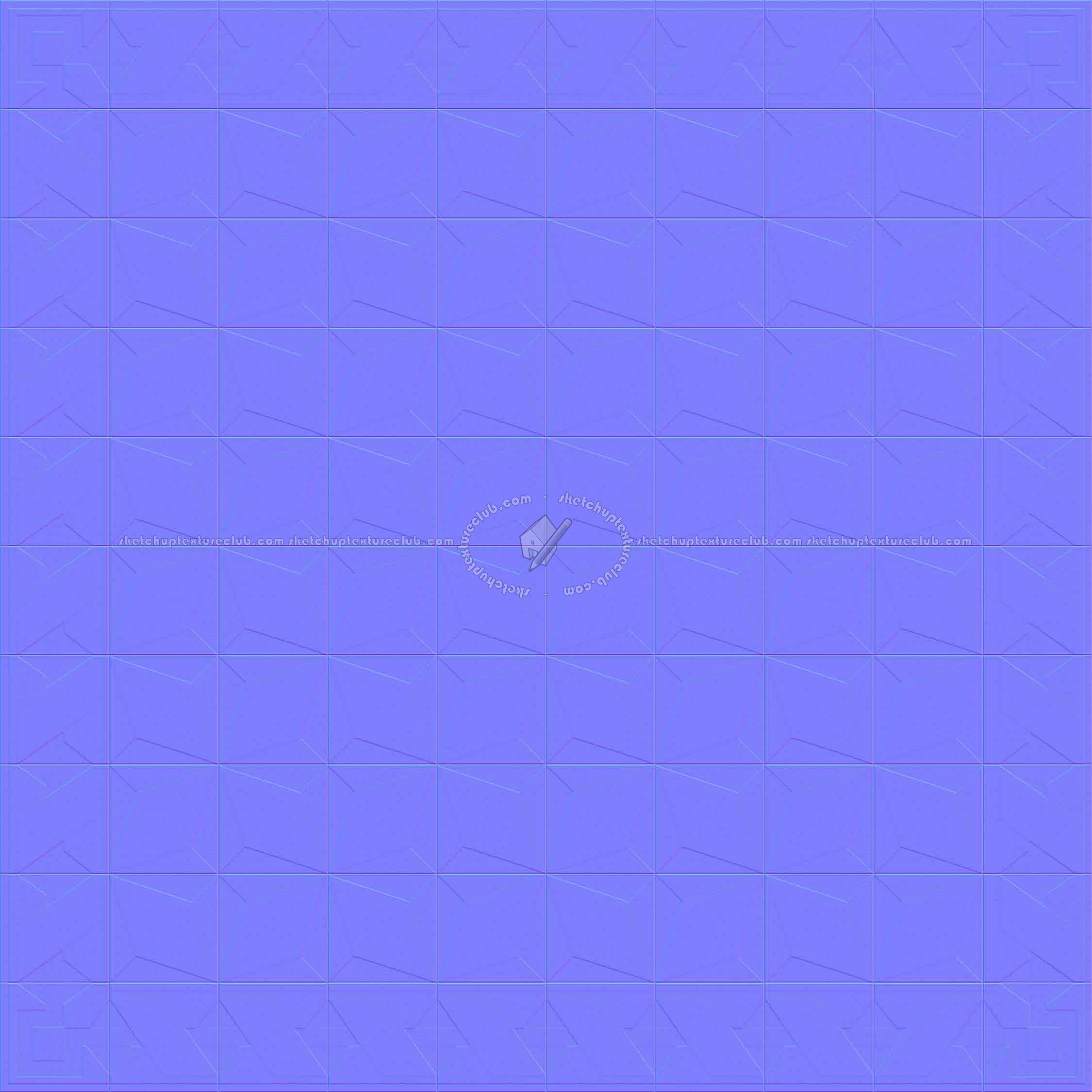 Textures   -   ARCHITECTURE   -   TILES INTERIOR   -   Cement - Encaustic   -   Cement  - Cement concrete tile texture seamless 13319 - Normal