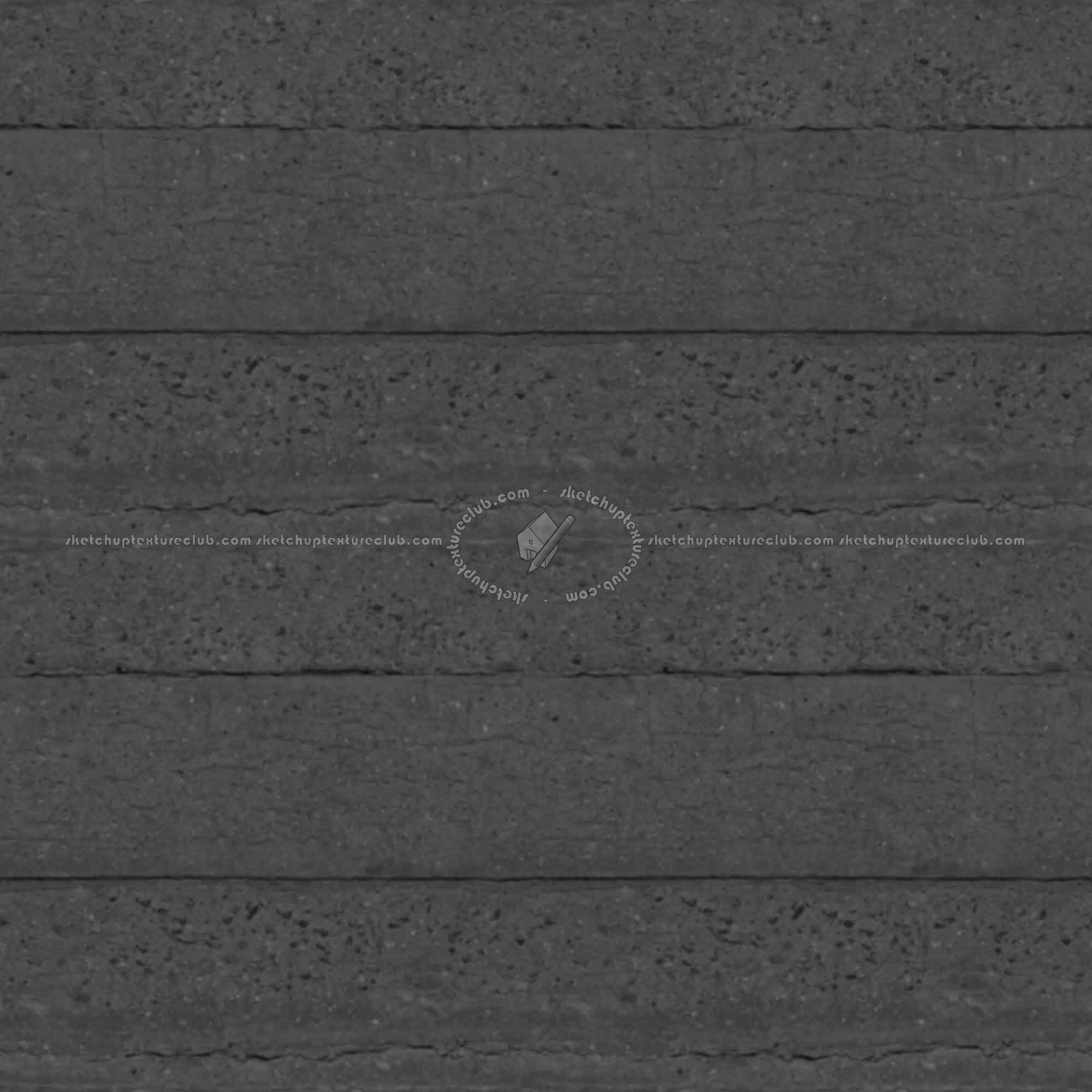 Textures   -   ARCHITECTURE   -   CONCRETE   -   Plates   -   Clean  - Concrete clean plates wall texture seamless 01626 - Displacement