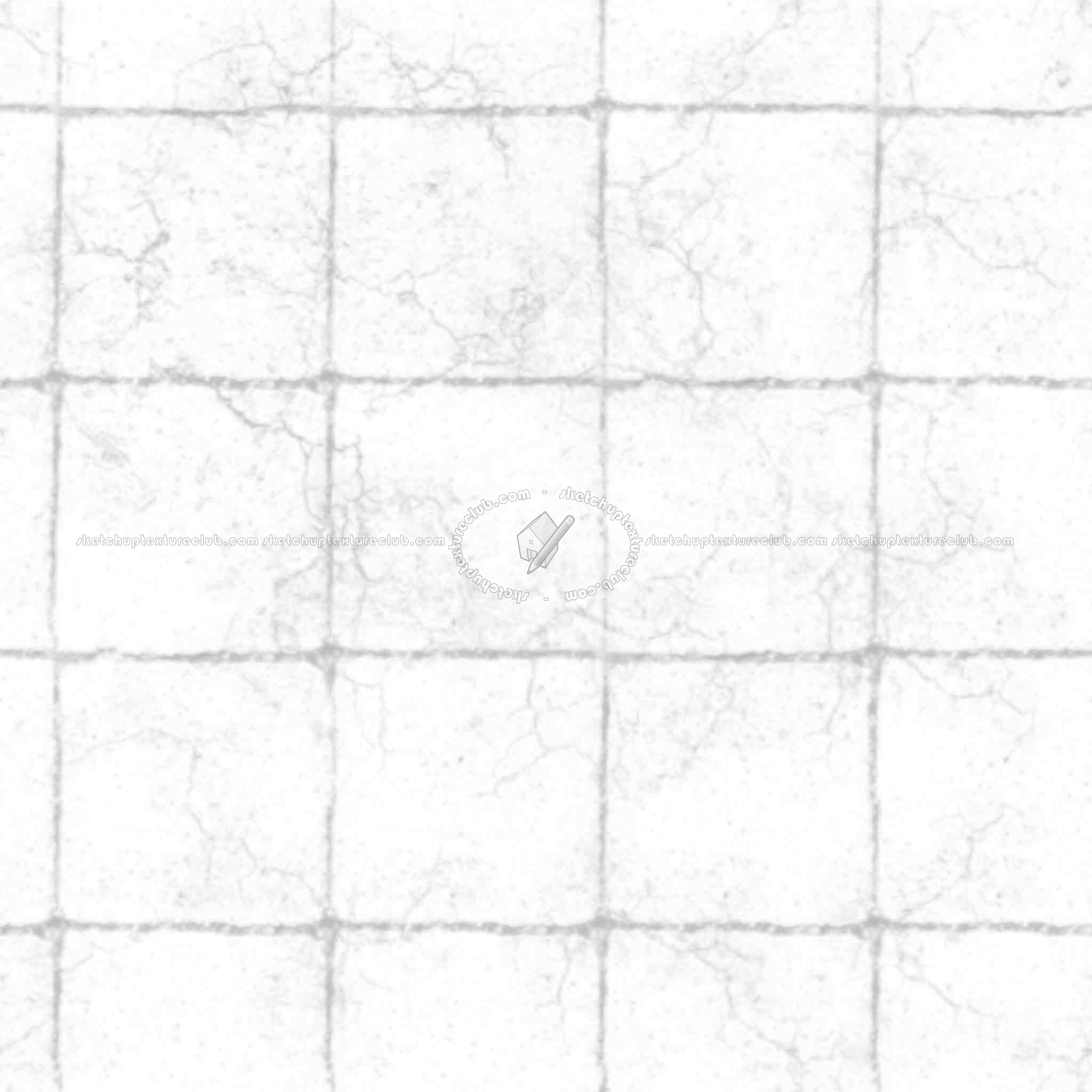 Textures   -   ARCHITECTURE   -   PAVING OUTDOOR   -   Concrete   -   Blocks damaged  - Concrete paving outdoor damaged texture seamless 05483 - Ambient occlusion