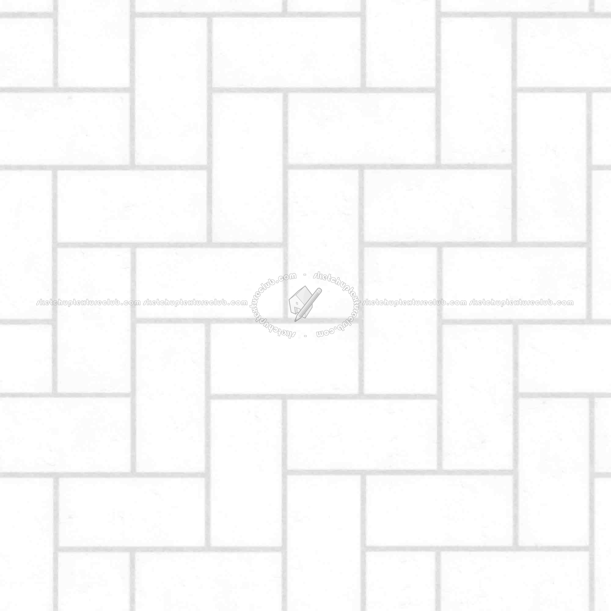 Textures   -   ARCHITECTURE   -   PAVING OUTDOOR   -   Concrete   -   Herringbone  - Concrete paving herringbone outdoor texture seamless 05796 - Ambient occlusion