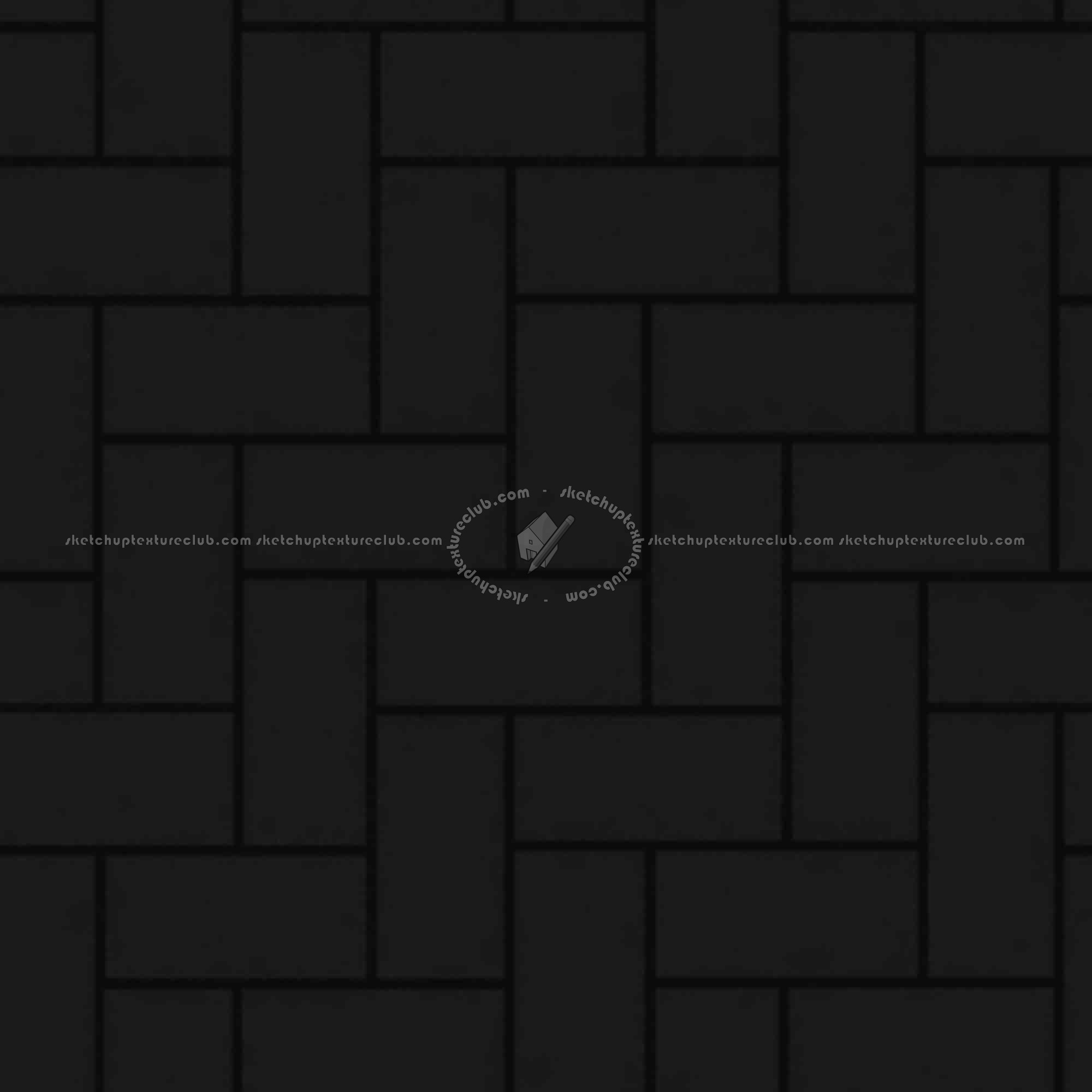 Textures   -   ARCHITECTURE   -   PAVING OUTDOOR   -   Concrete   -   Herringbone  - Concrete paving herringbone outdoor texture seamless 05796 - Specular