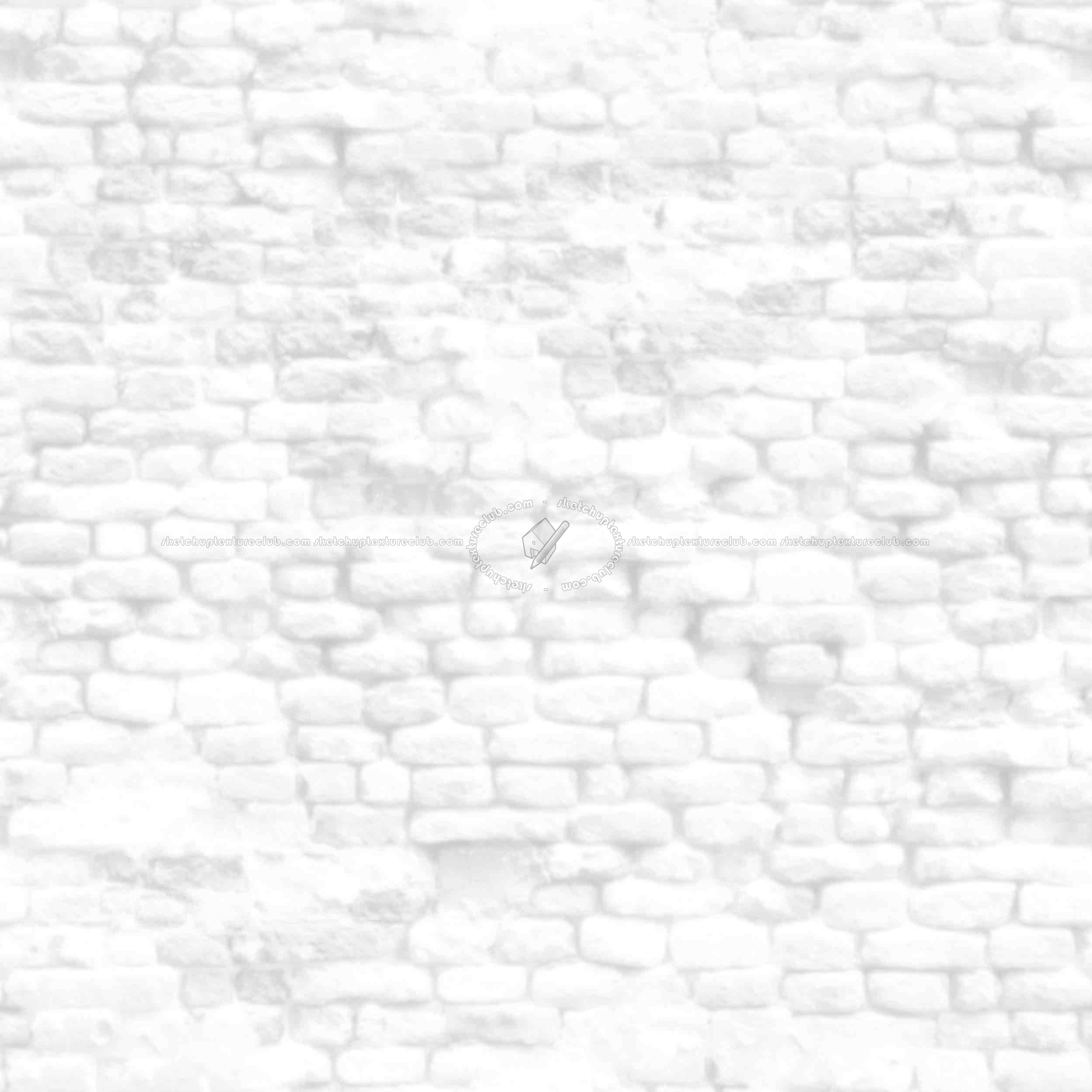 Textures   -   ARCHITECTURE   -   BRICKS   -   Damaged bricks  - Damaged bricks texture 00105 - Ambient occlusion