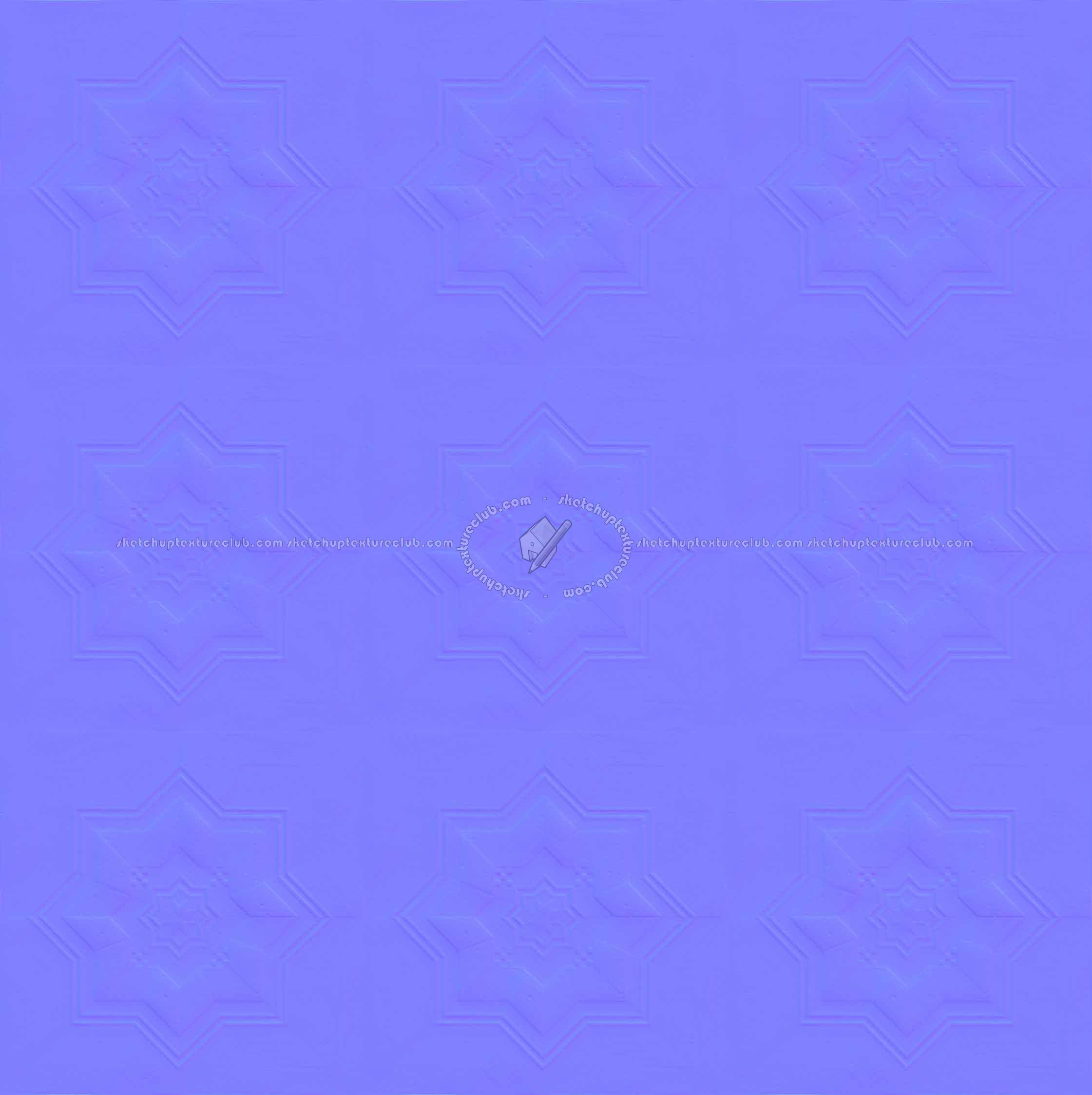 Textures   -   ARCHITECTURE   -   WOOD FLOORS   -   Geometric pattern  - Parquet geometric pattern texture seamless 04725 - Normal