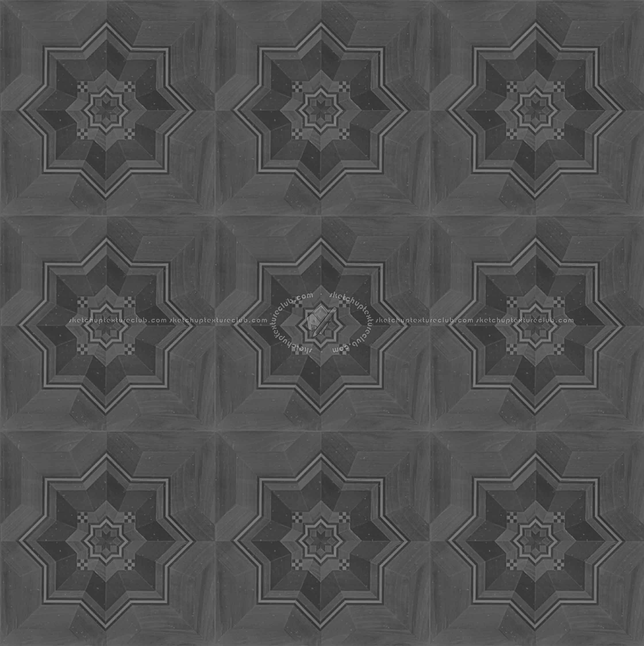 Textures   -   ARCHITECTURE   -   WOOD FLOORS   -   Geometric pattern  - Parquet geometric pattern texture seamless 04725 - Specular