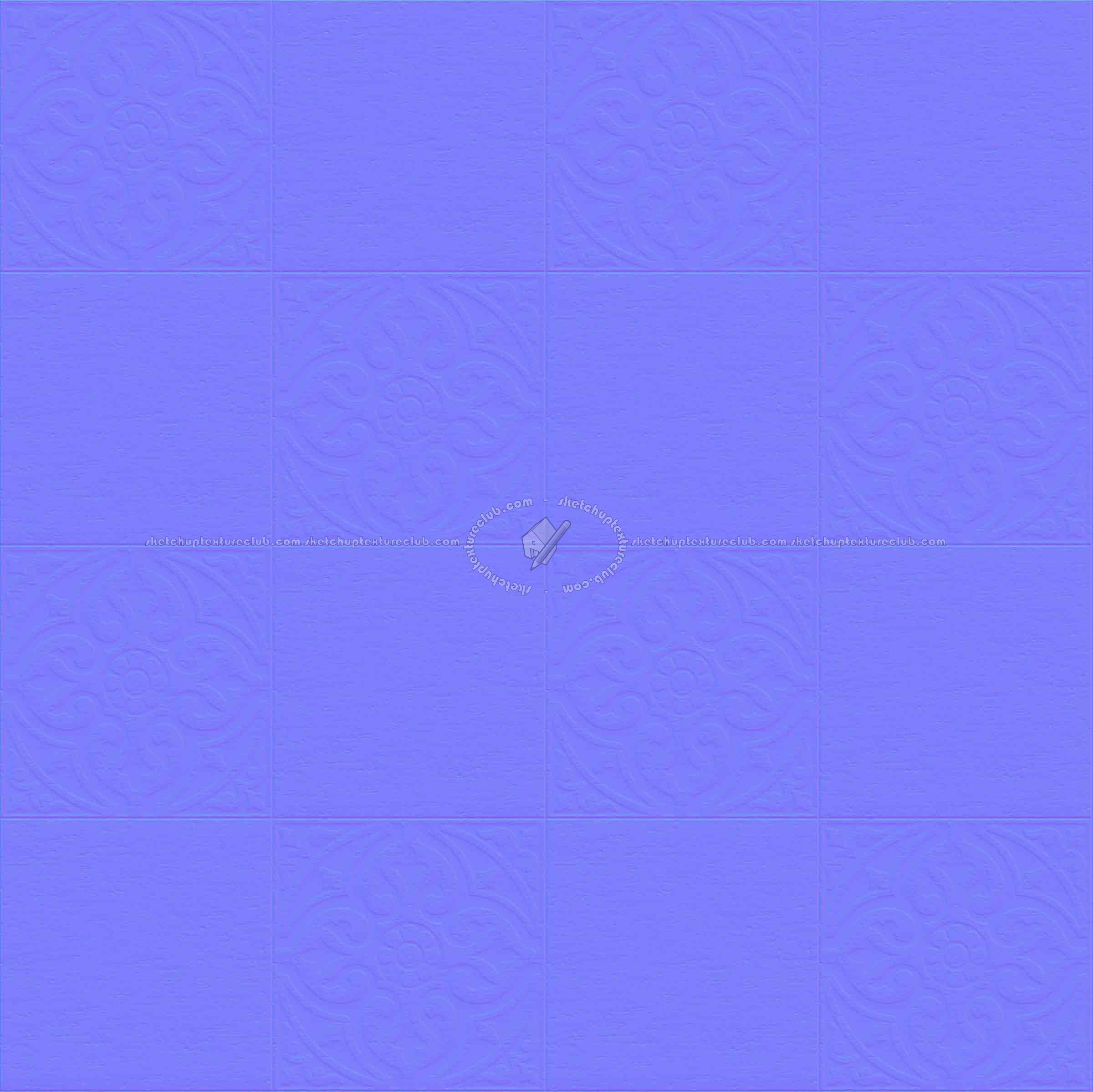 Textures   -   ARCHITECTURE   -   TILES INTERIOR   -   Marble tiles   -   Marble geometric patterns  - Travertine floor tile texture seamless 2 21121 - Normal