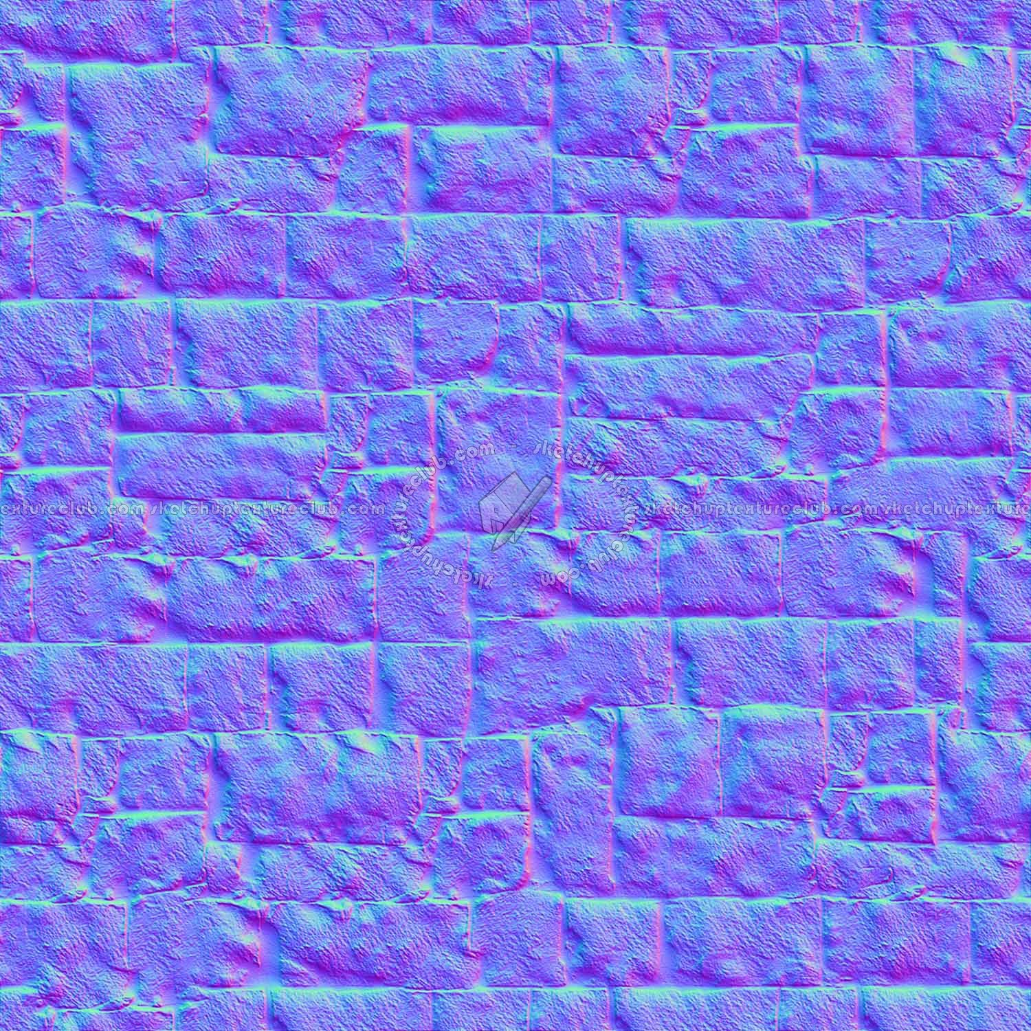 Textures   -   ARCHITECTURE   -   STONES WALLS   -   Stone blocks  - Wall stone with regular blocks texture seamless 08296 - Normal