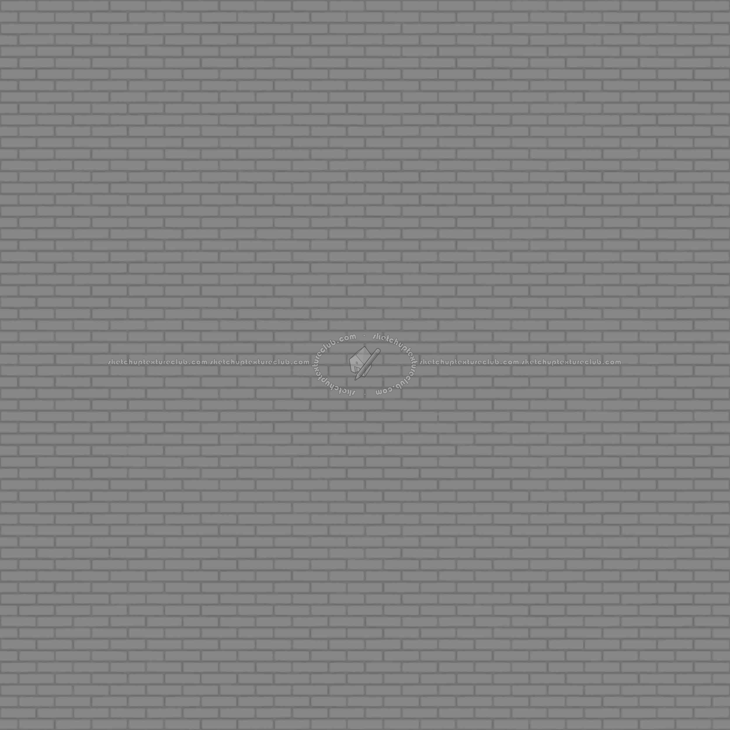 Textures   -   ARCHITECTURE   -   BRICKS   -   White Bricks  - White bricks texture seamless 00493 - Displacement