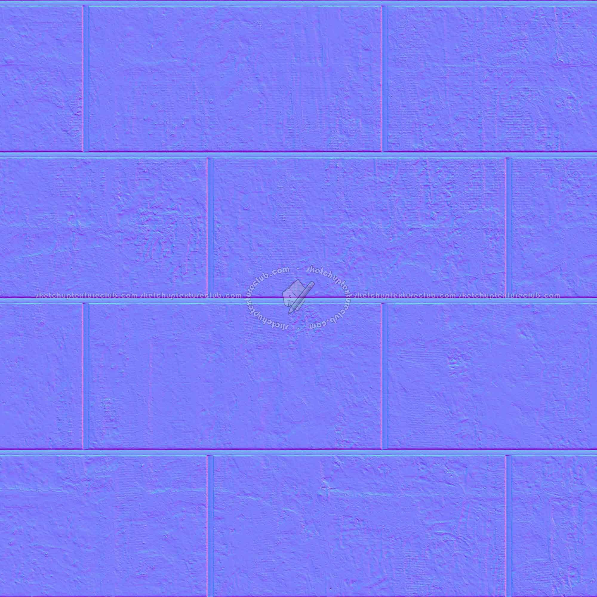 Textures   -   ARCHITECTURE   -   CONCRETE   -   Plates   -   Dirty  - Concrete dirt plates wall texture seamless 01764 - Normal