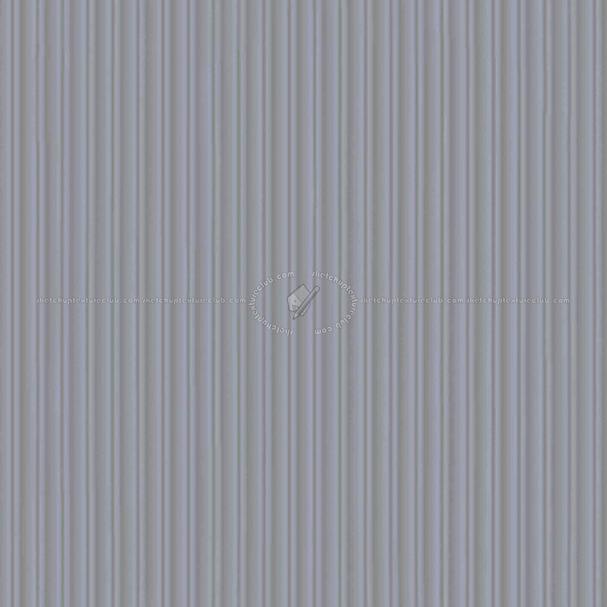 Textures   -   MATERIALS   -   METALS   -   Corrugated  - Corrugated metal texture seamless 09957 - Specular