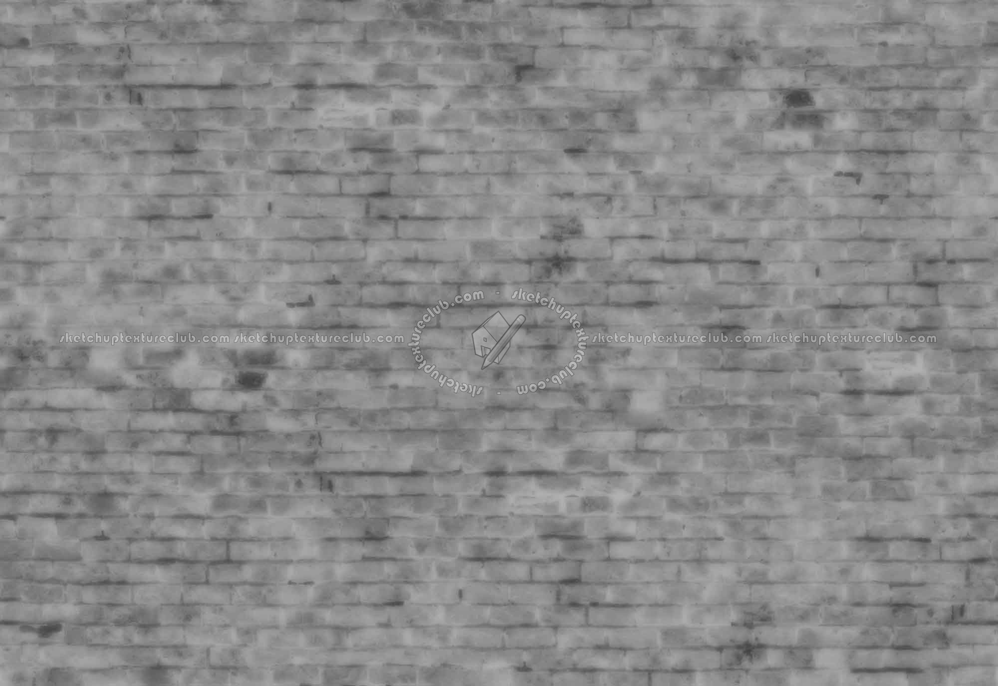 Textures   -   ARCHITECTURE   -   BRICKS   -   Damaged bricks  - Damaged bricks texture seamless 00141 - Displacement