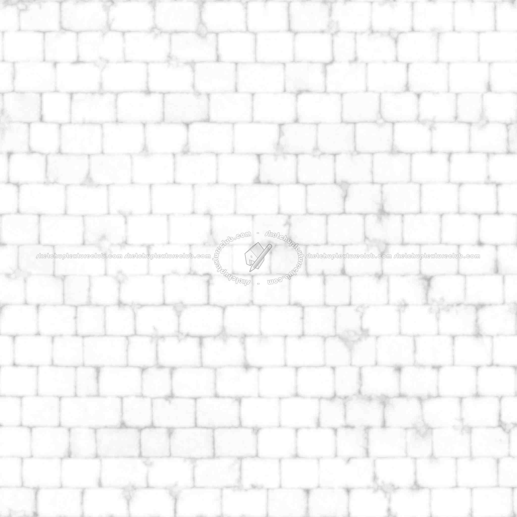 Textures   -   ARCHITECTURE   -   PAVING OUTDOOR   -   Concrete   -   Blocks regular  - Paving outdoor concrete regular block texture seamless 05665 - Ambient occlusion