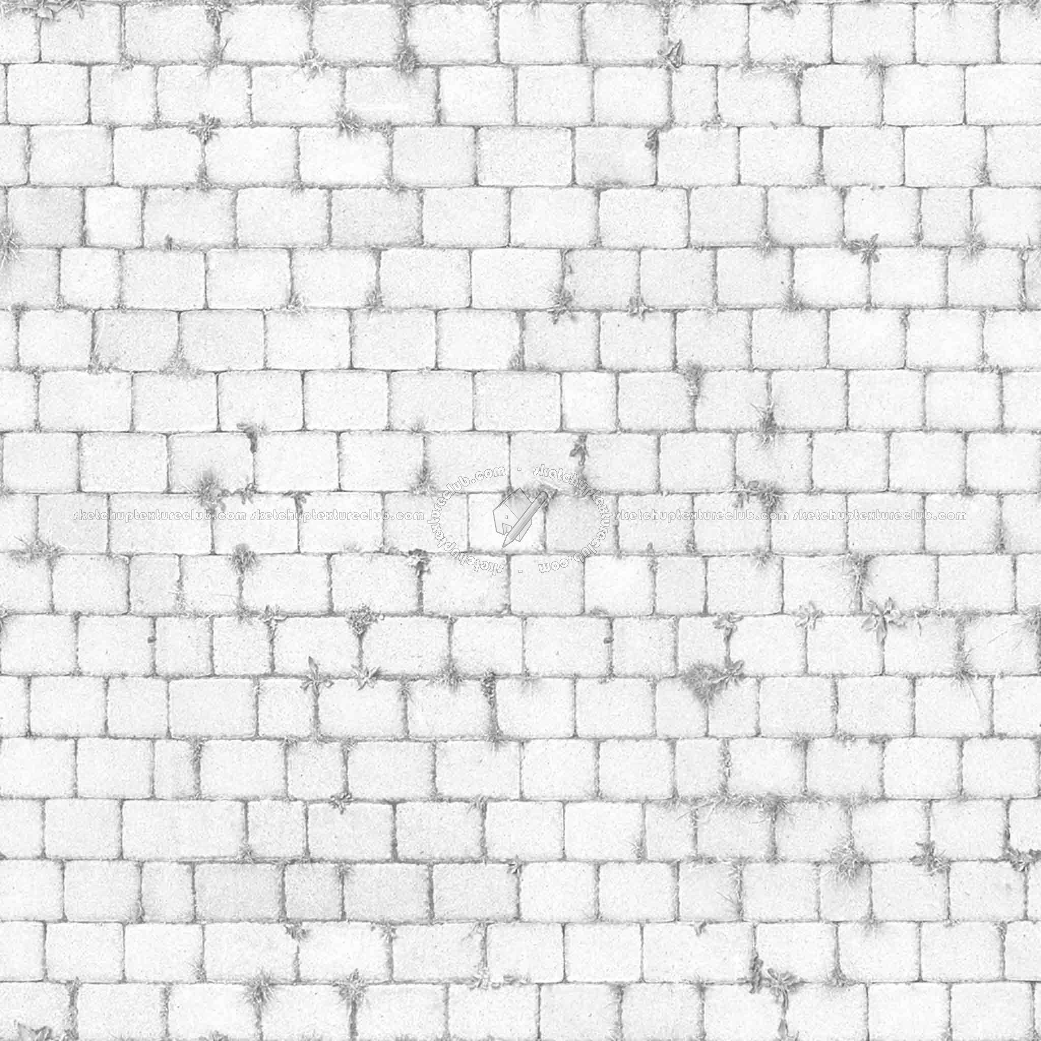 Textures   -   ARCHITECTURE   -   PAVING OUTDOOR   -   Concrete   -   Blocks regular  - Paving outdoor concrete regular block texture seamless 05665 - Bump