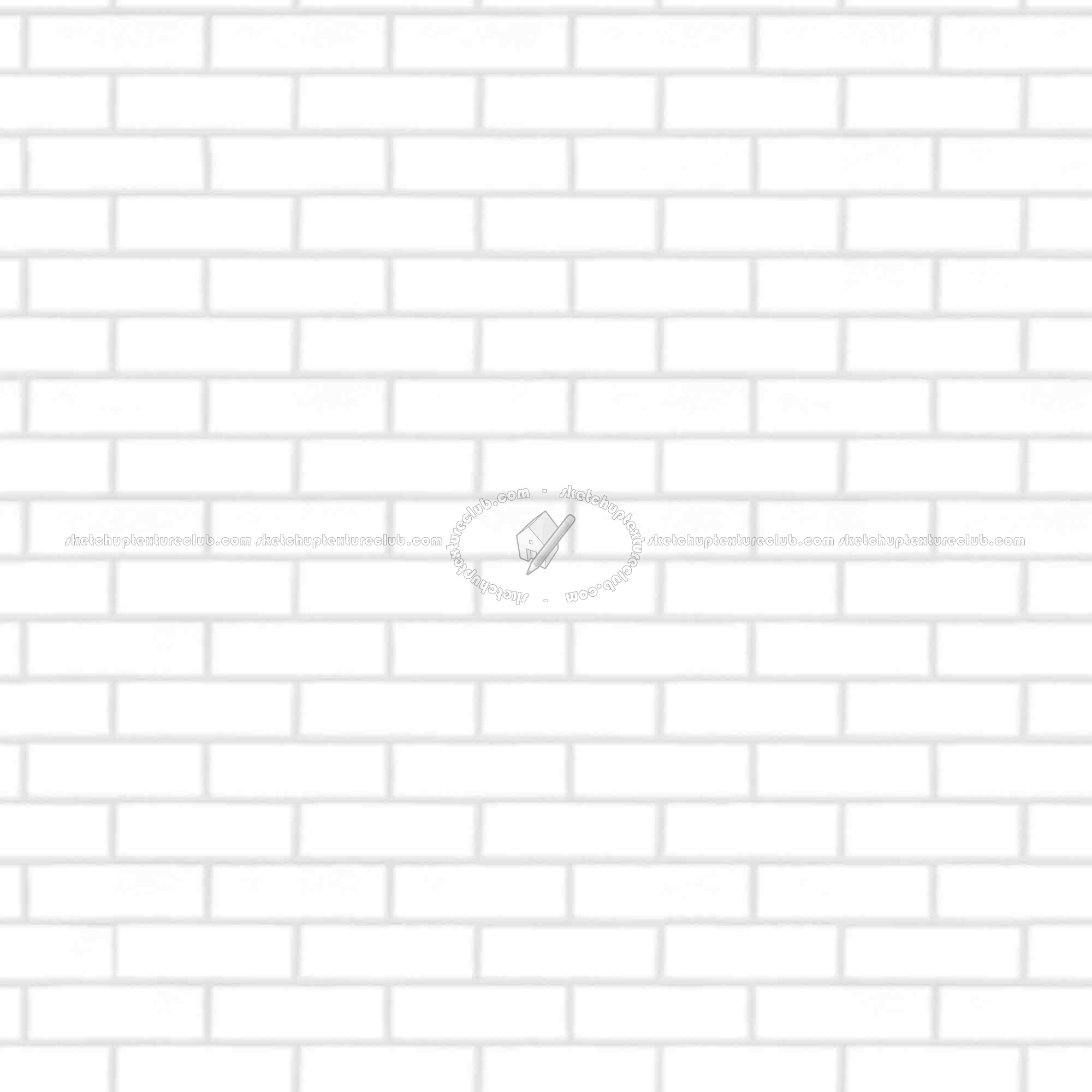 Textures   -   ARCHITECTURE   -   BRICKS   -   White Bricks  - White bricks texture seamless 00529 - Ambient occlusion