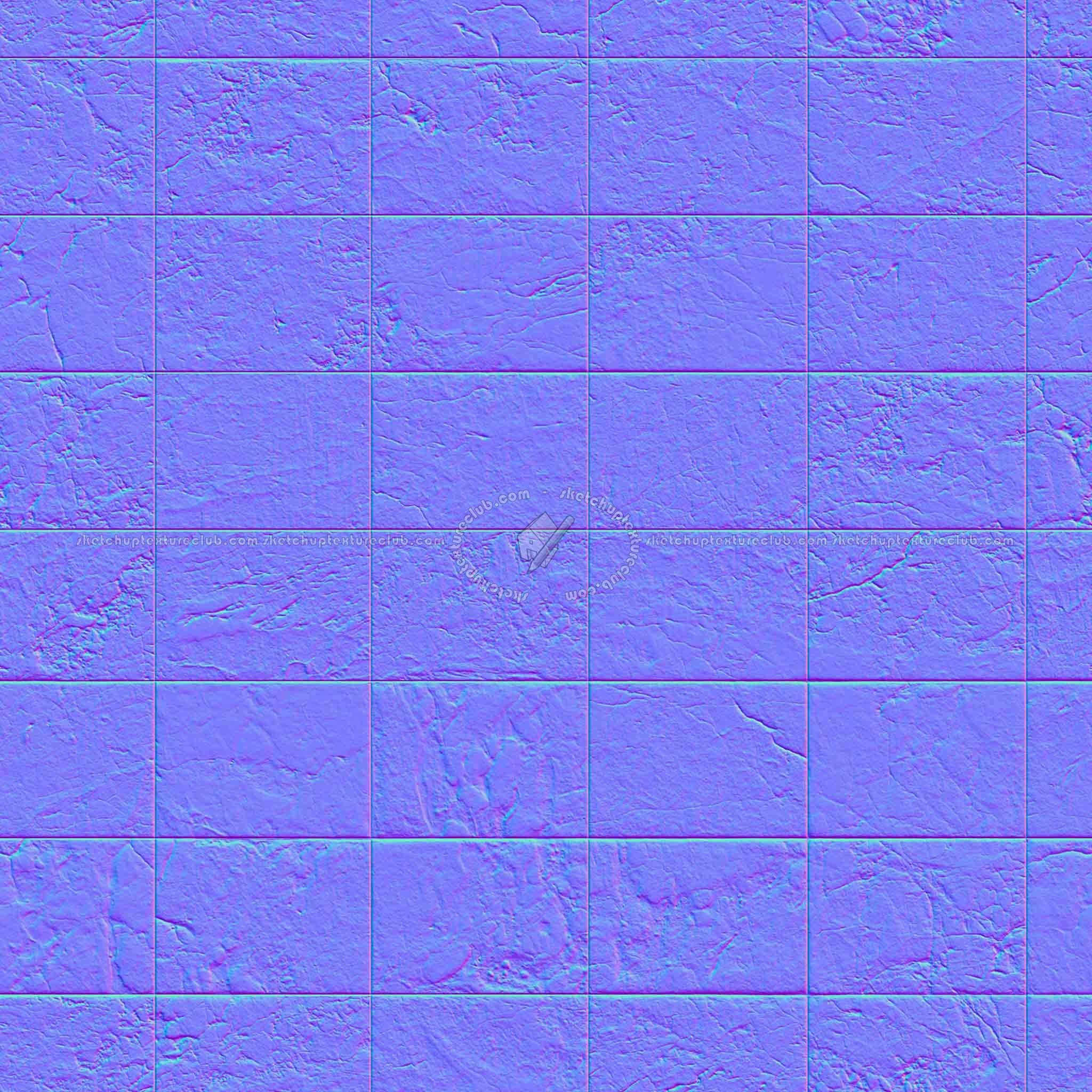 Textures   -   ARCHITECTURE   -   PAVING OUTDOOR   -   Pavers stone   -   Blocks mixed  - Pavers stone mixed size texture seamless 06128 - Normal