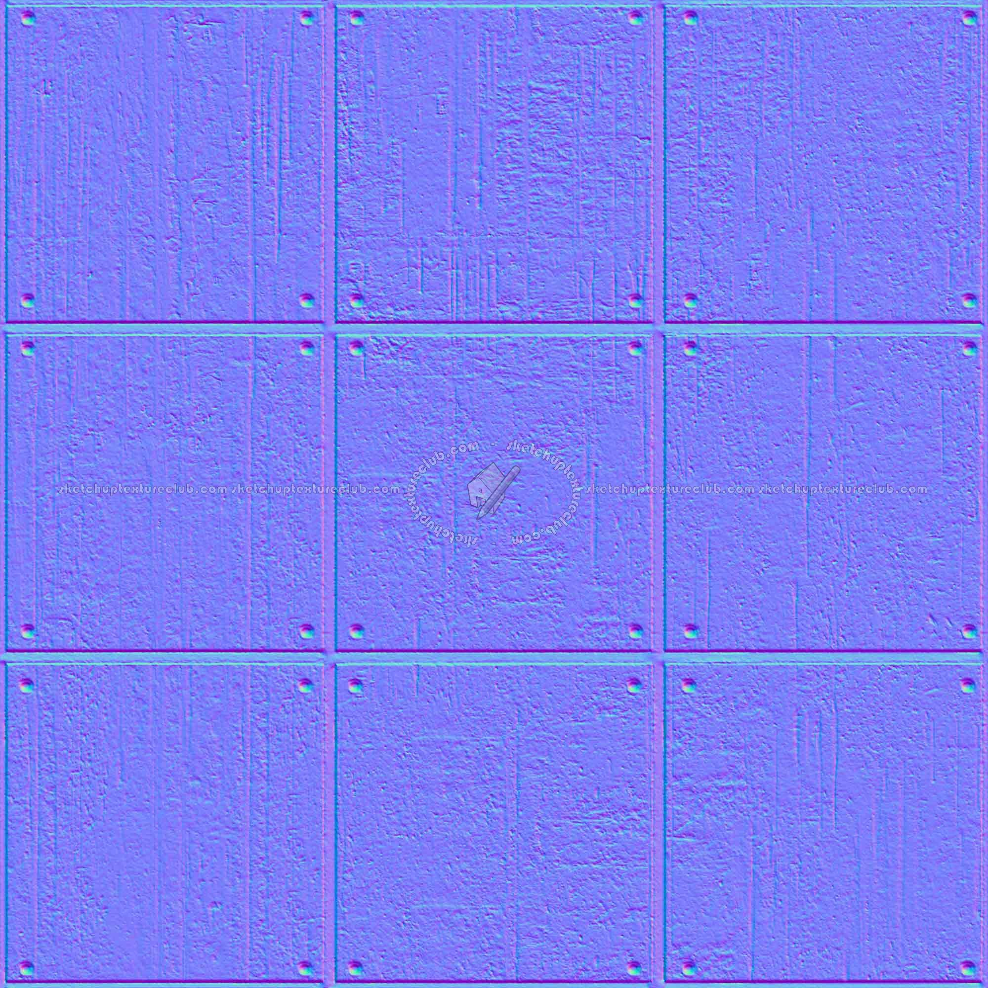 Textures   -   ARCHITECTURE   -   CONCRETE   -   Plates   -   Dirty  - Concrete dirt plates wall texture seamless 01766 - Normal