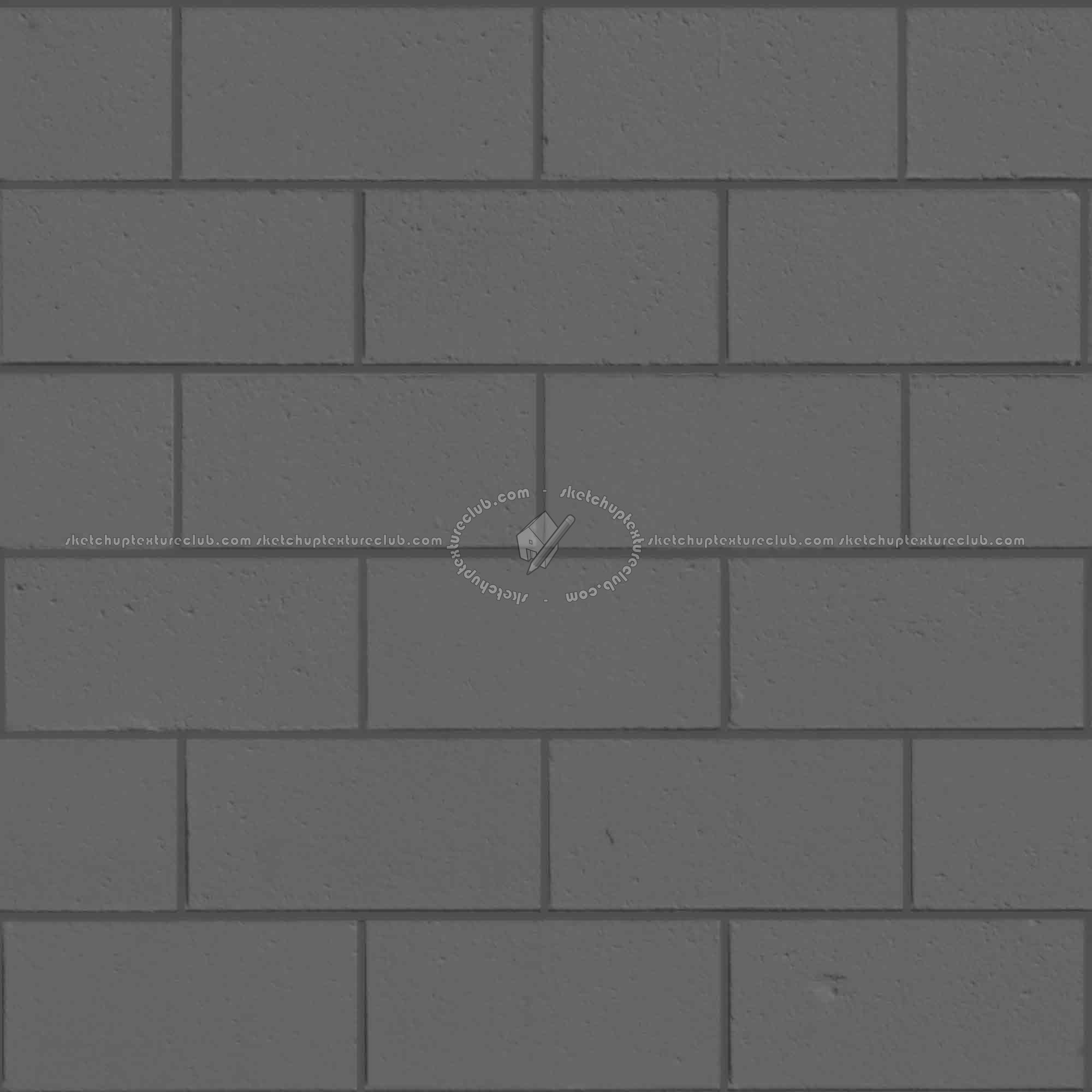 Textures   -   ARCHITECTURE   -   CONCRETE   -   Plates   -   Clean  - Painted concrete clean plates wall texture seamless 01664 - Displacement