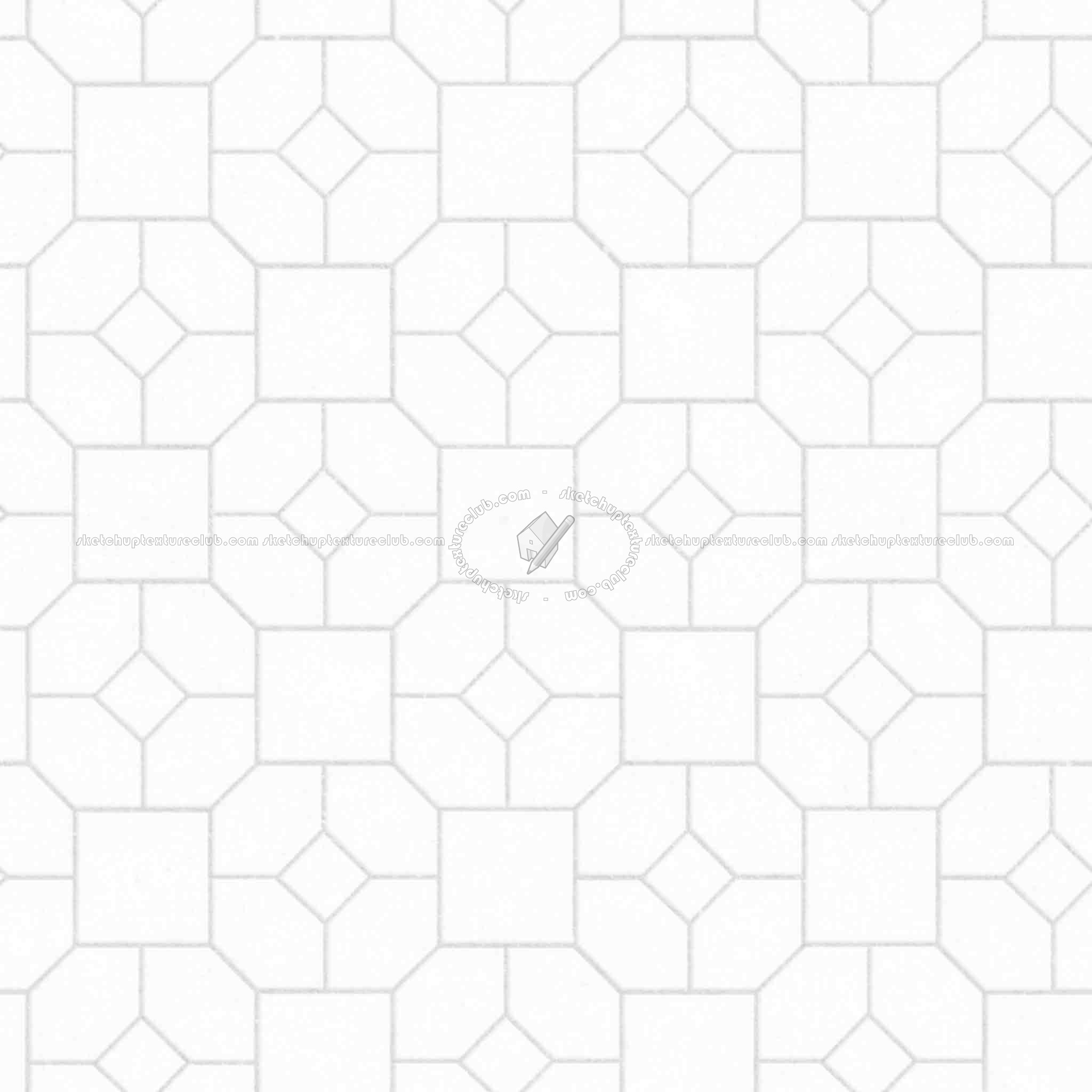 Textures   -   ARCHITECTURE   -   PAVING OUTDOOR   -   Concrete   -   Blocks mixed  - Paving concrete mixed size texture seamless 05603 - Ambient occlusion