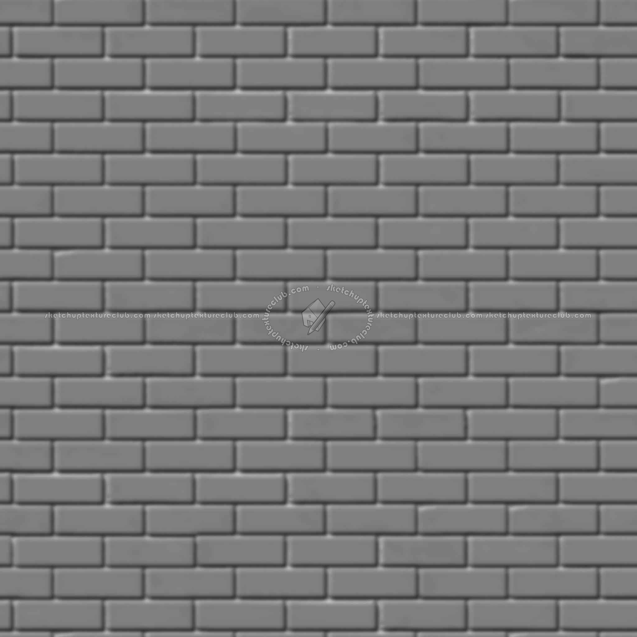 Textures   -   ARCHITECTURE   -   BRICKS   -   Colored Bricks   -   Smooth  - Texture colored bricks smooth seamless 00093 - Displacement